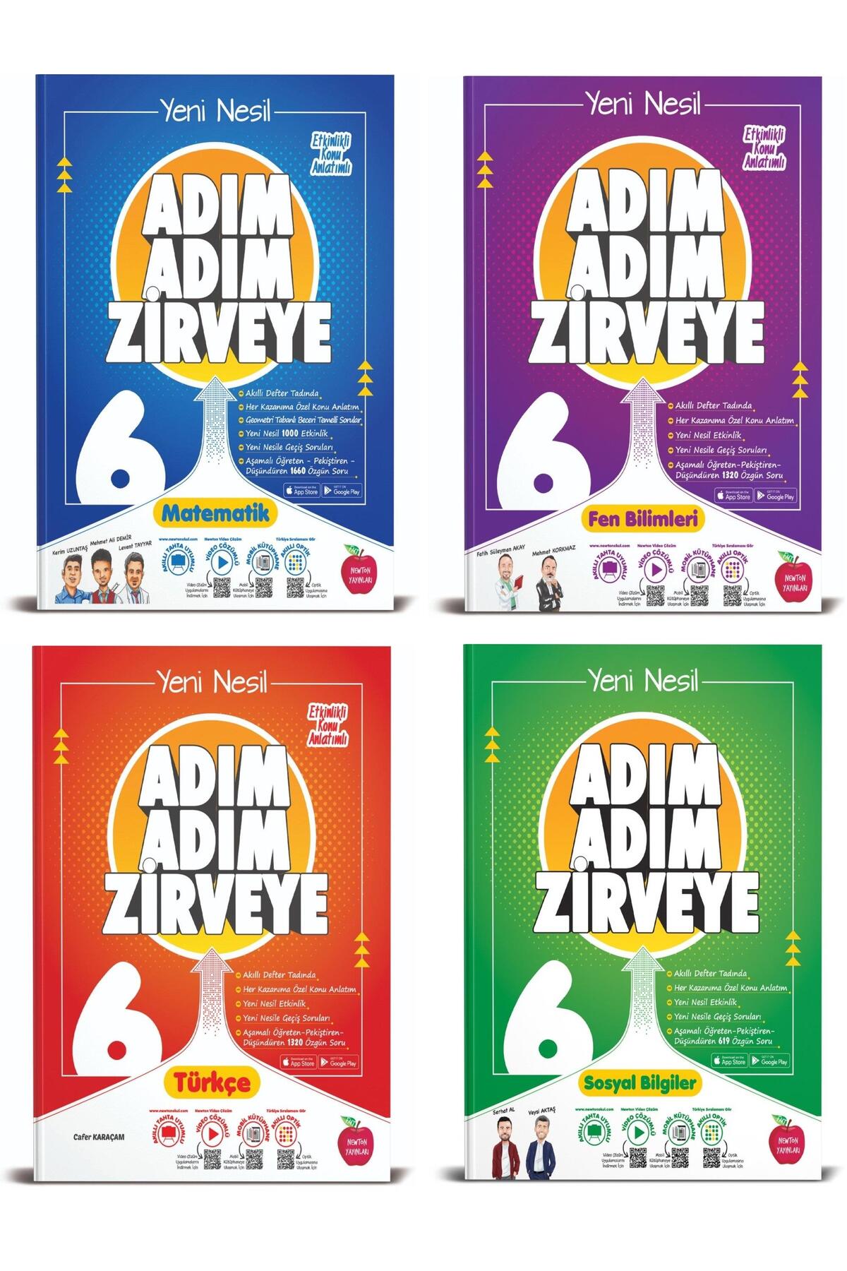 Newton Yayınları Newton 6. Sınıf Matematik Fen Türkçe Sosyal Adım