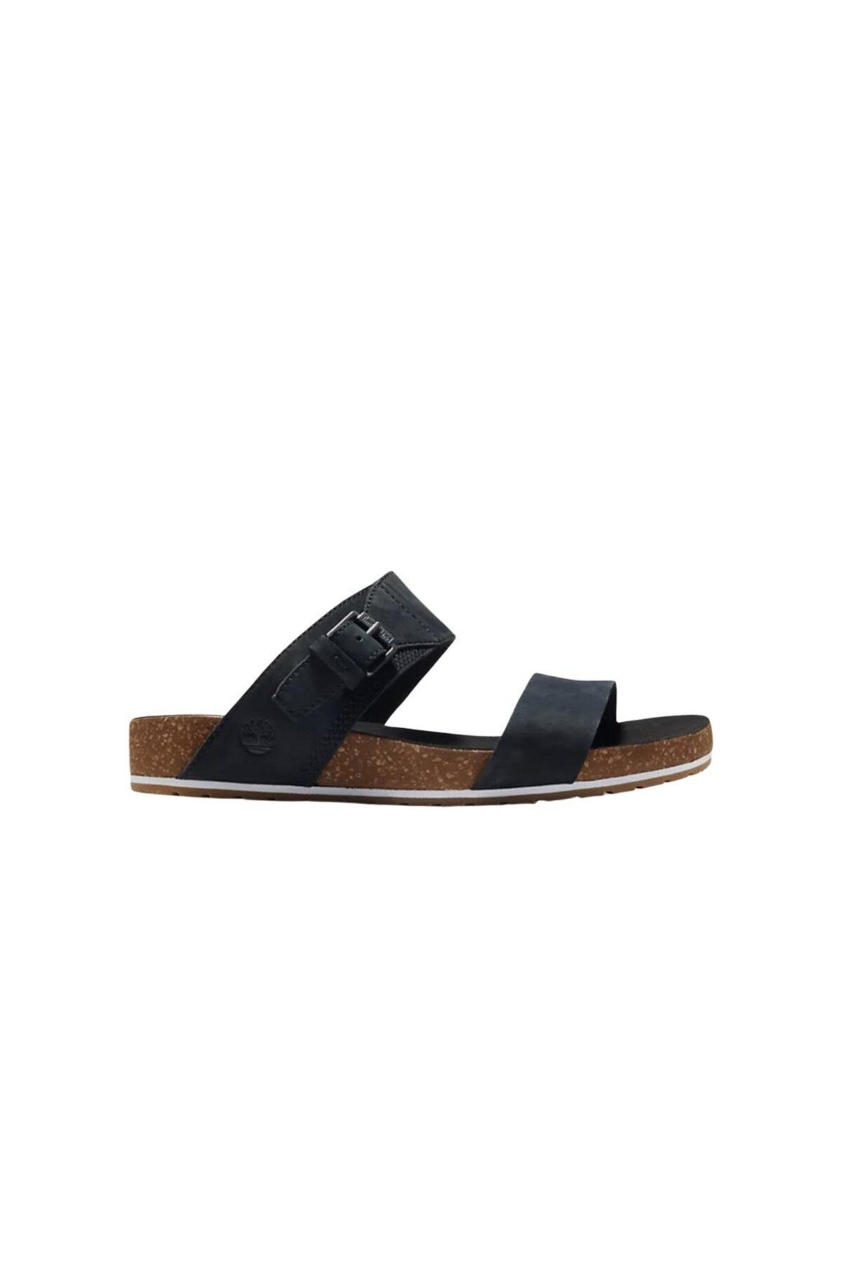 Timberland Malibu Waves Slide Black Nubuck Siyah Sandalet