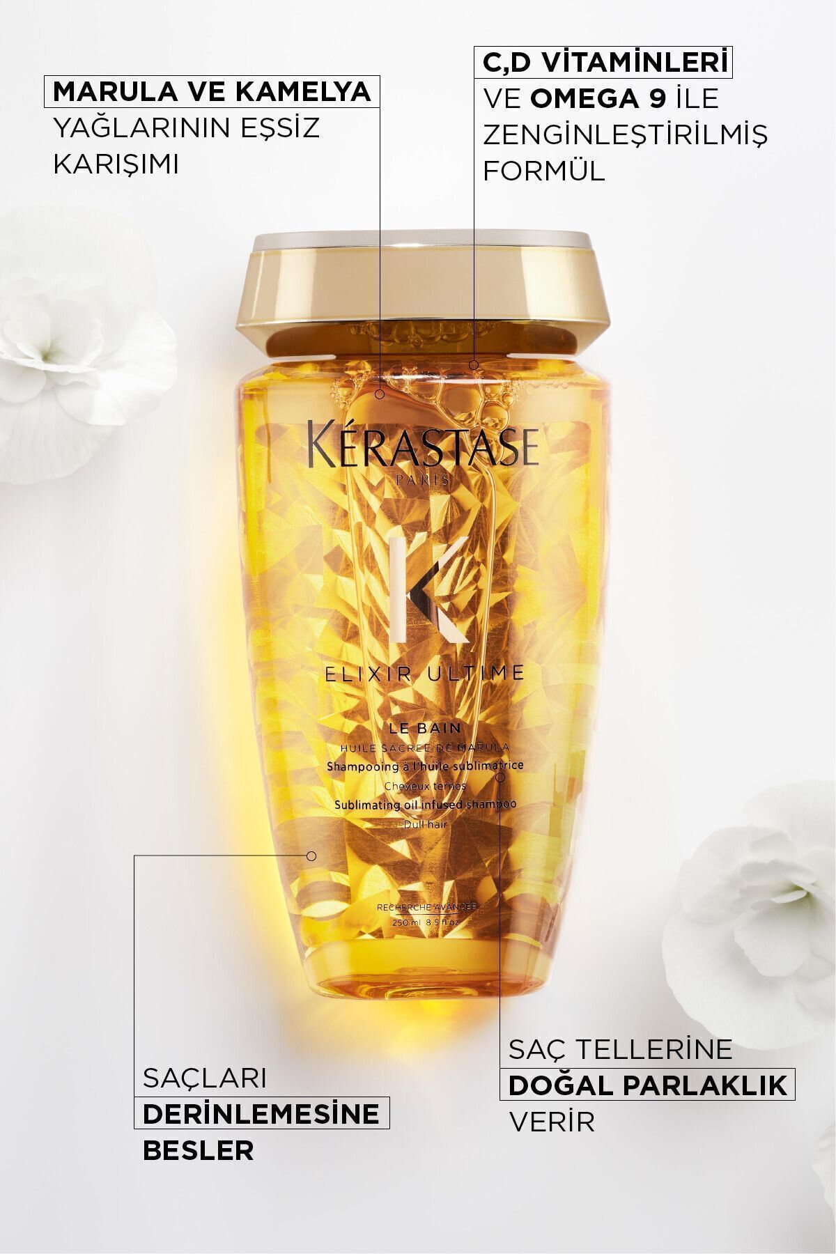 شامپو تقویت‌کننده برای موهای بی‌روح و خشک 250 میلی‌لیتر کراستاس Kerastase