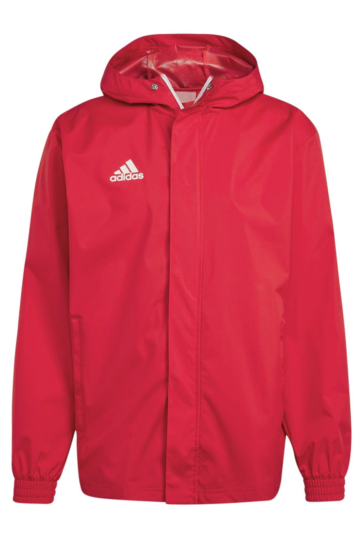 adidas Ent22 Aw Jkt Erkek Spor Antrenman Yağmurluk IK4009 Kırmızı