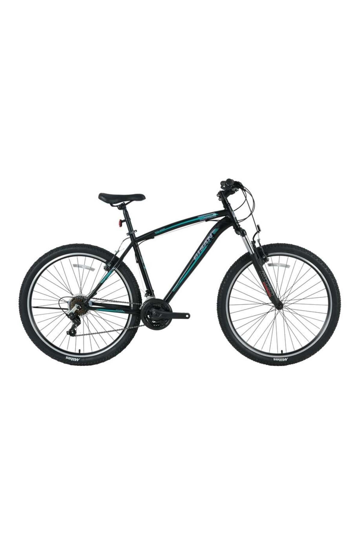 Elioure Erkek Dağ Bisikleti 48cm V 27.5 Jant 21 Vites Mat Siyah Mavi