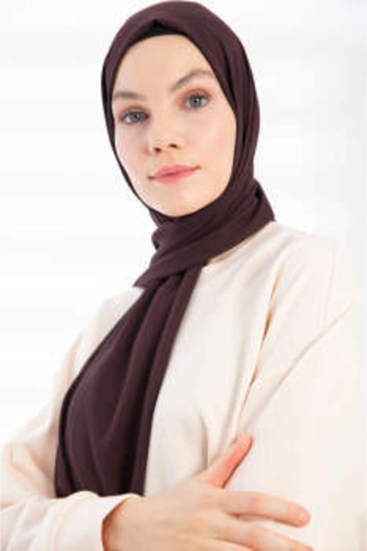 PURESCARFS-Dark Crepe Shawl 3