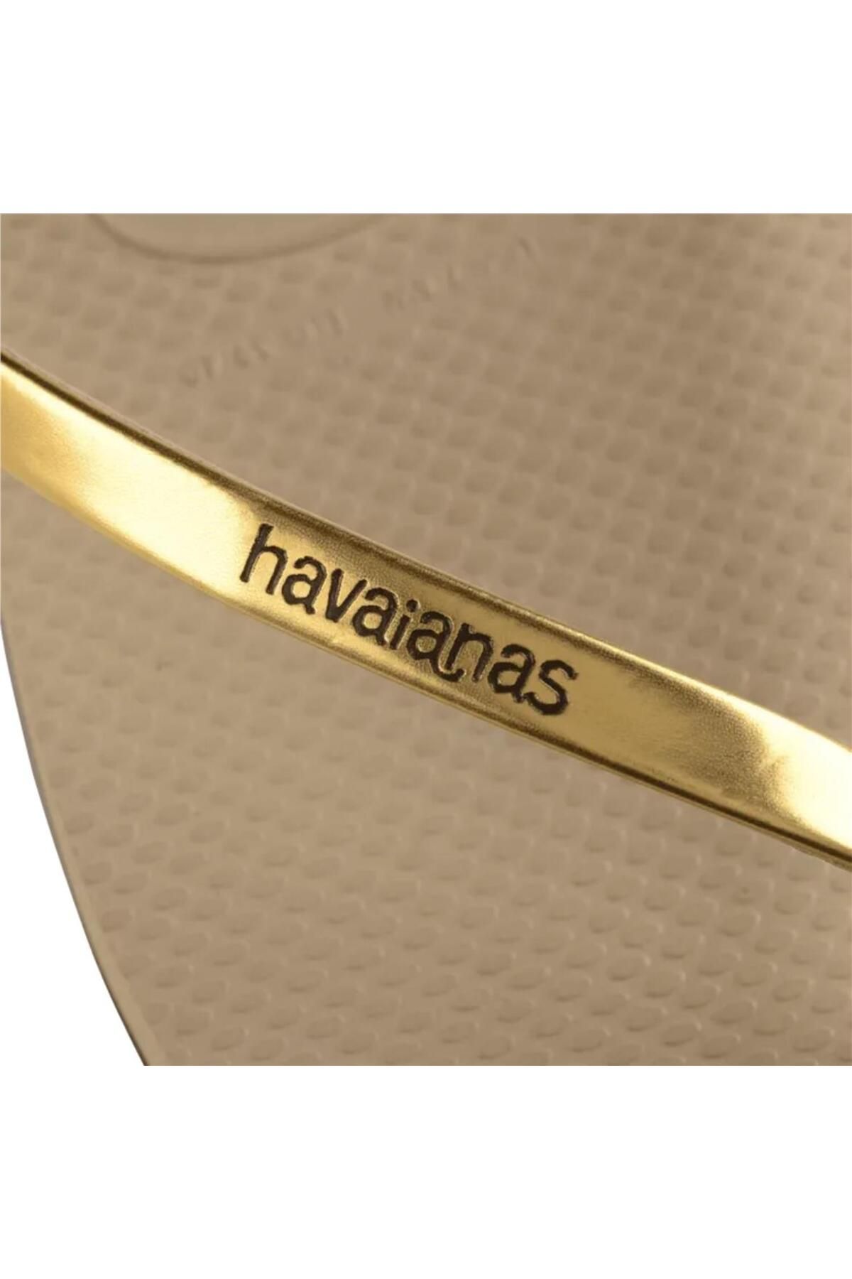 دمپایی طلایی زنانه شما فلزی FC Slipper 4135102 9371 Havaianas