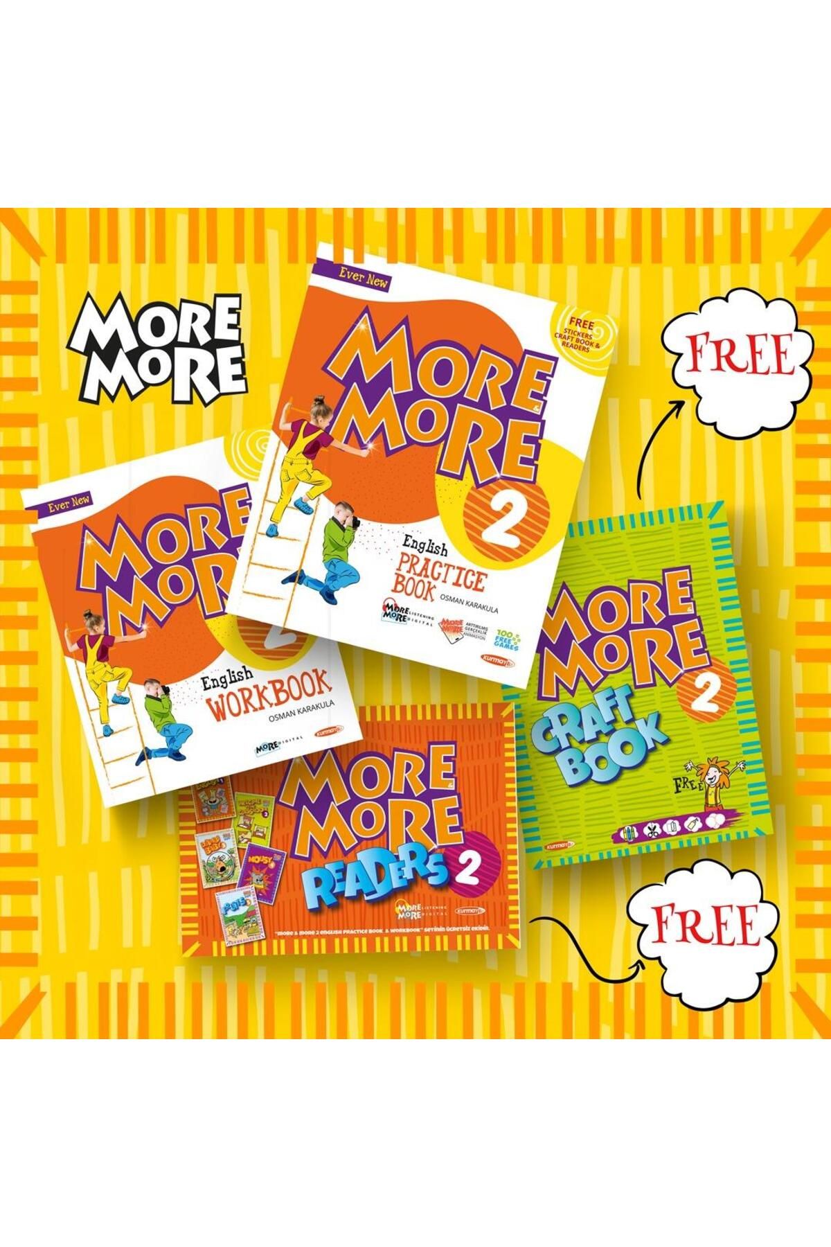 Kurmay Elt Yayınları Kurmay Elt More And More 2. Sınıf English Practice Work Craft Book Readers