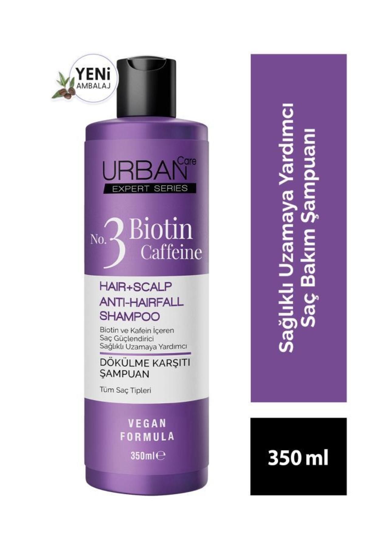 Urban Care Expert Biotin Ve Kafein Dökülme Karşıtı Şampuan 350 ml X 4 -hızlı Uzamaya Yardımcı-vegan-2