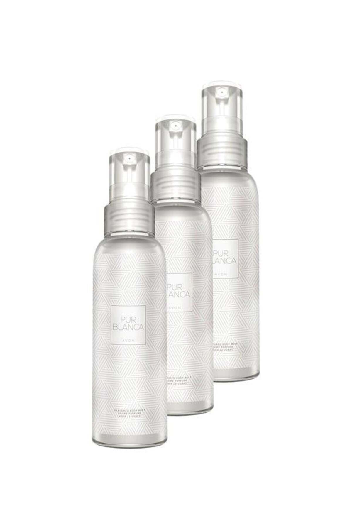 AVON Pur Blanca Kadın Vücut Spreyi 100 Ml. Üçlü Set