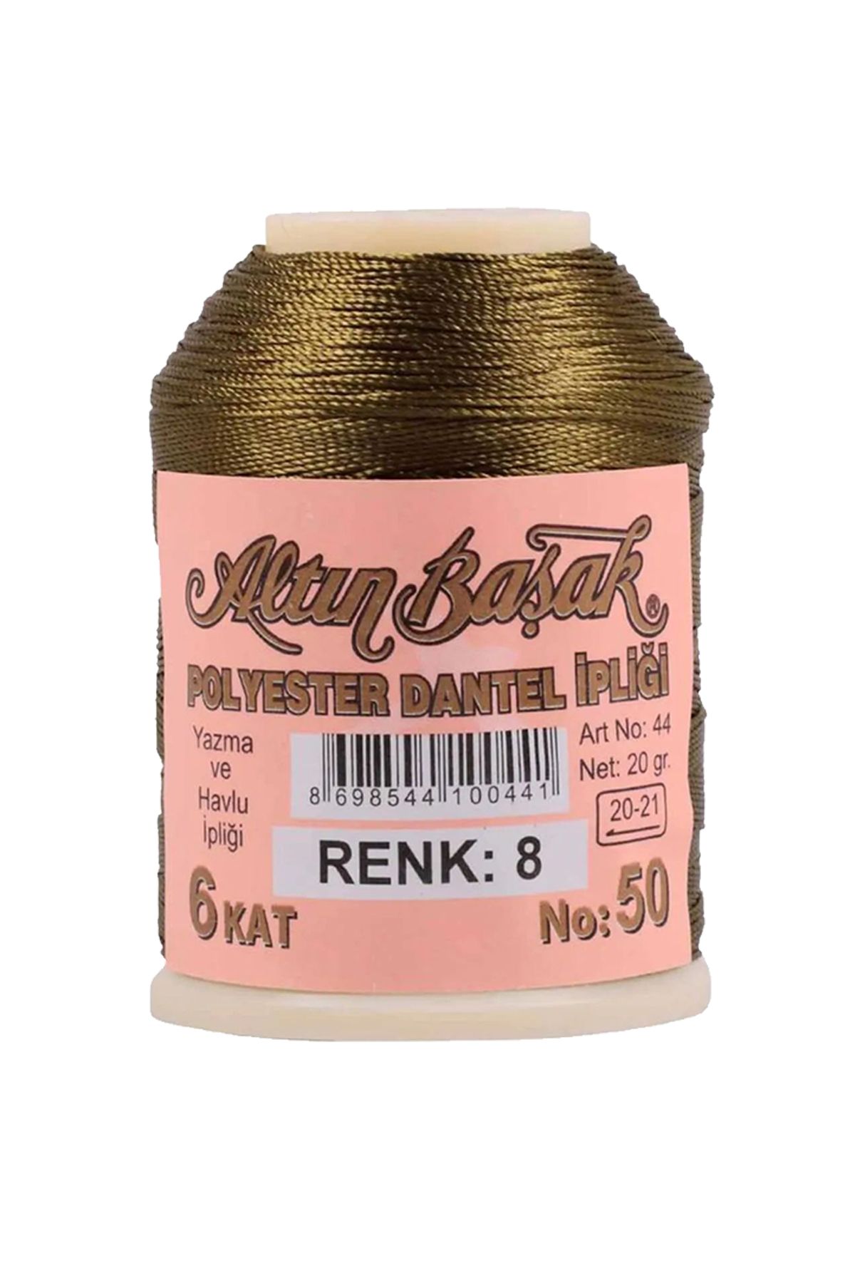 BirdoluSepet Altınbaşak Oya ve Dantel İpi 20 gr - Royaleks - No: 008