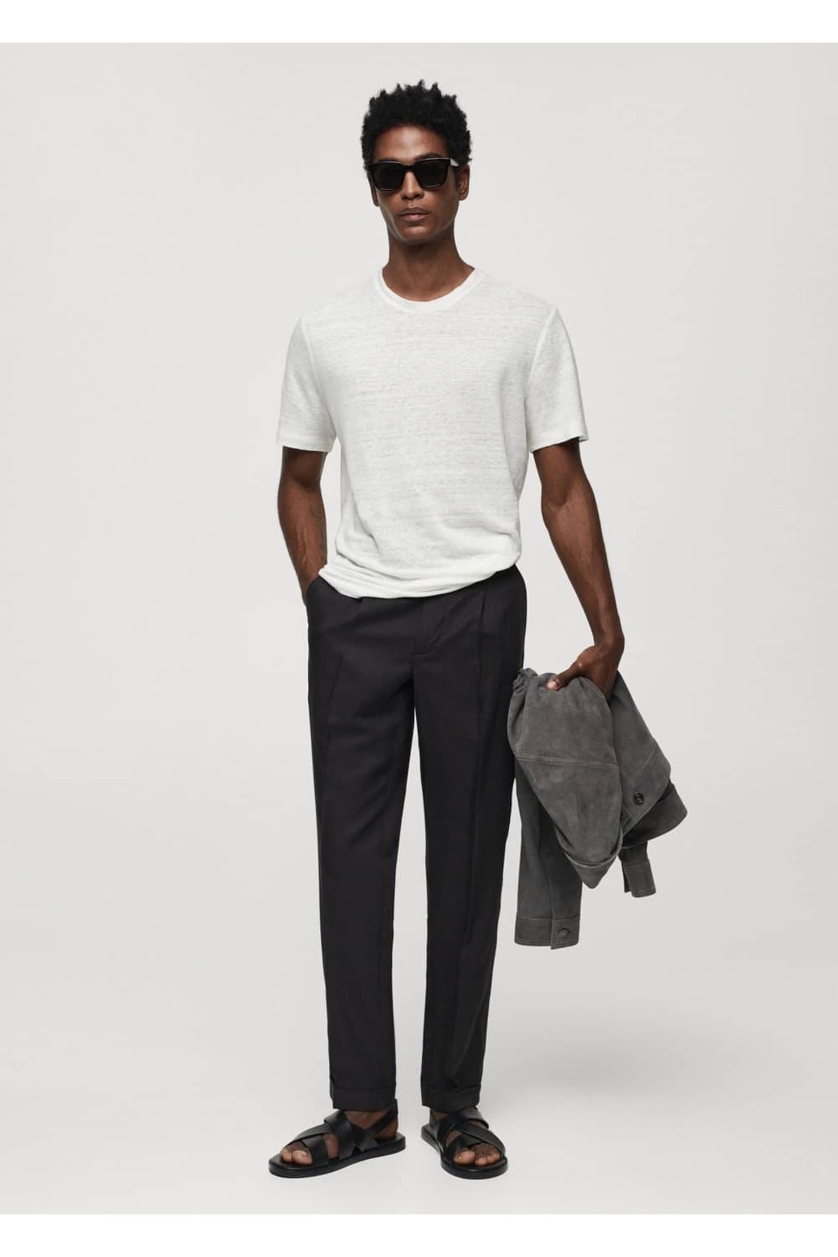MANGO Man-Tricou slim fit 100% in 2