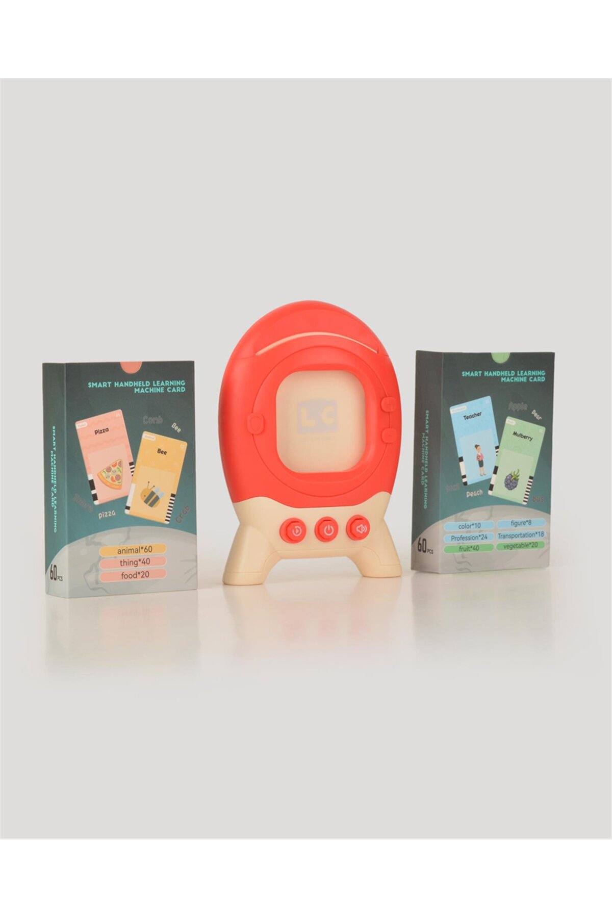 let's be child Öğretici İngilizce Konuşan Flash Kartlar Kırmızı fotoğrafı 6 (önizleme)