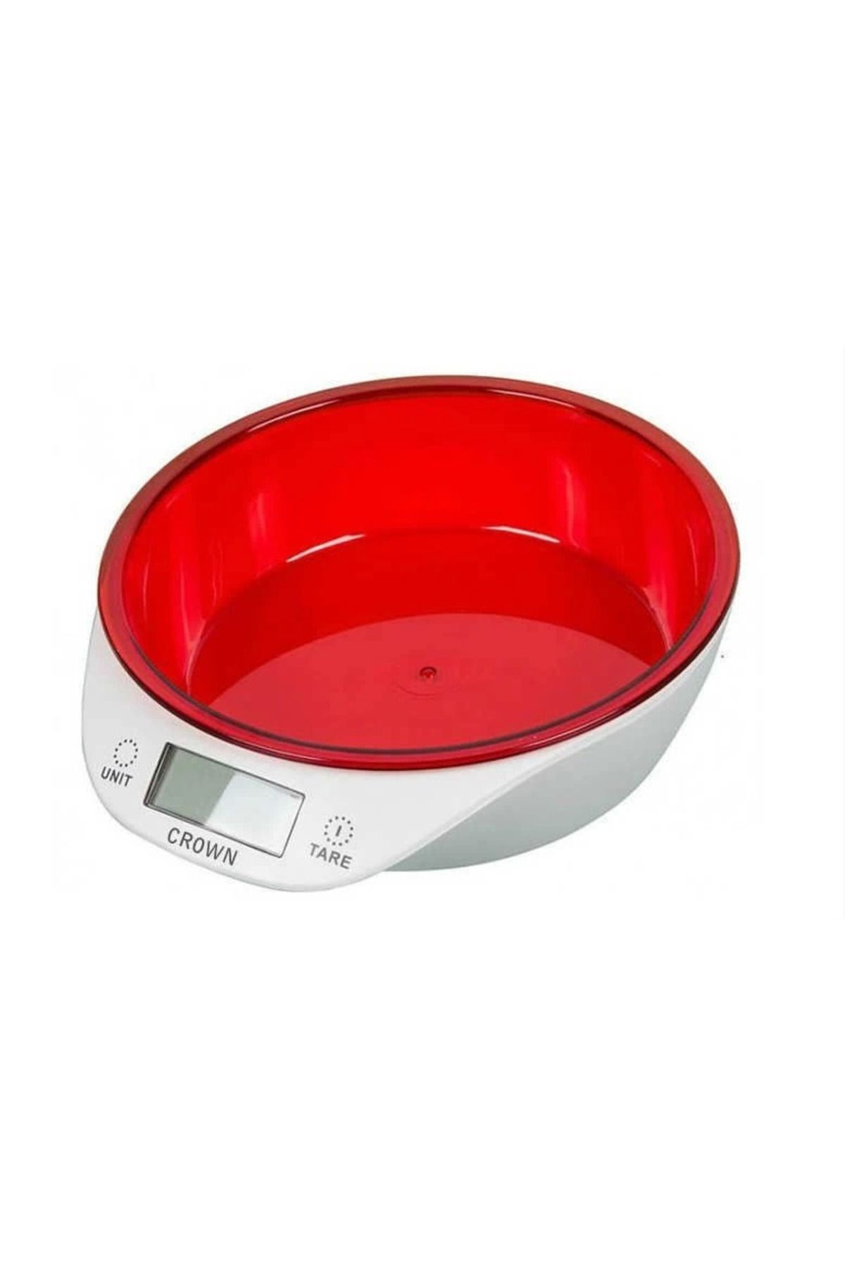 Light up Crown Dijital Lüks Kefeli Mutfak Terazisi 5 Kg Çıkarılabilir Ölçü Kabı Terazi Tartı Gram