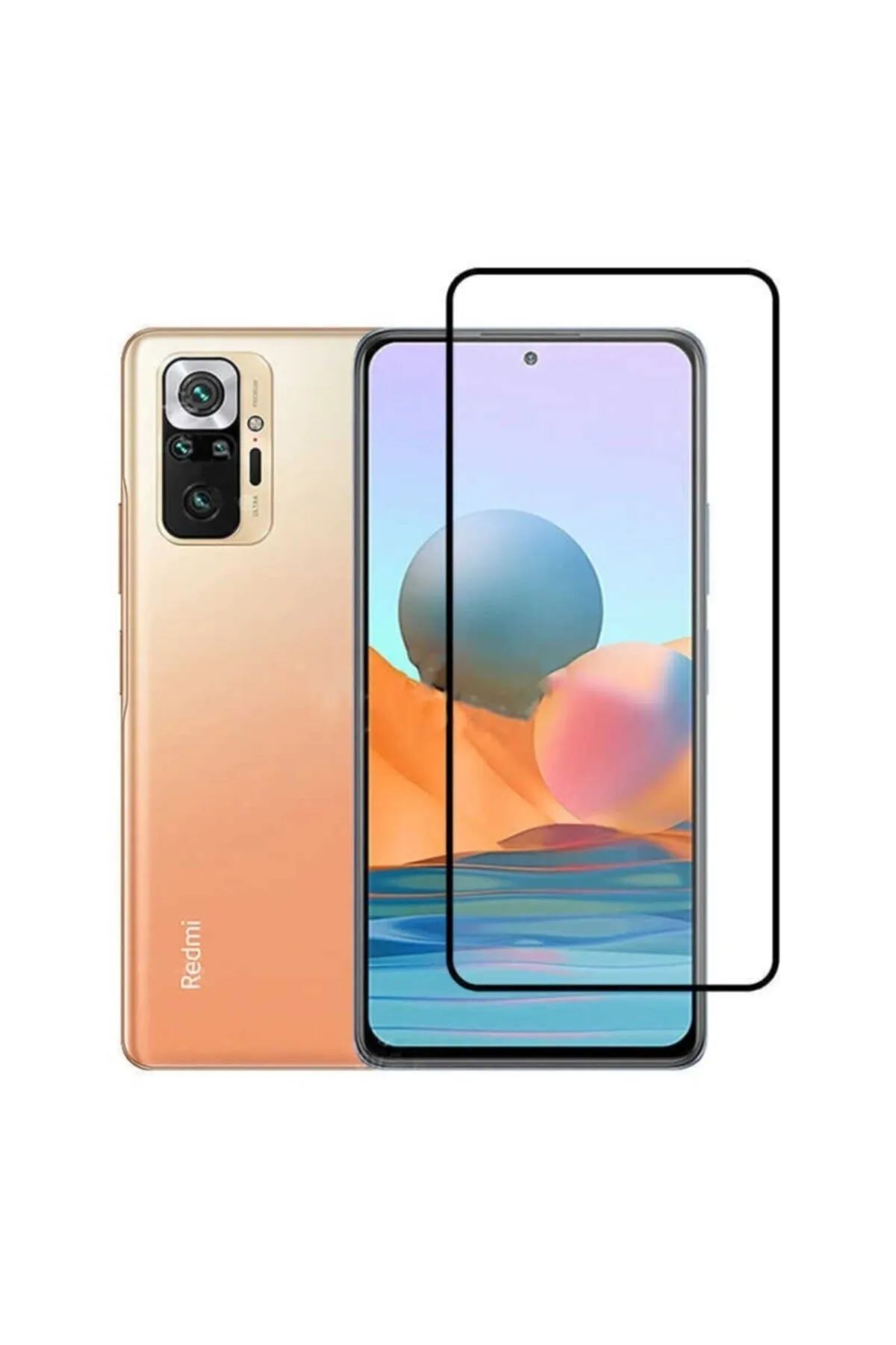 MR RZN STORE Xiaomi Redmi 9 Uyumlu Premium Ekran Koruyucu 9h Sert Temperli Kırılmaz Cam Koruma Şeffaf