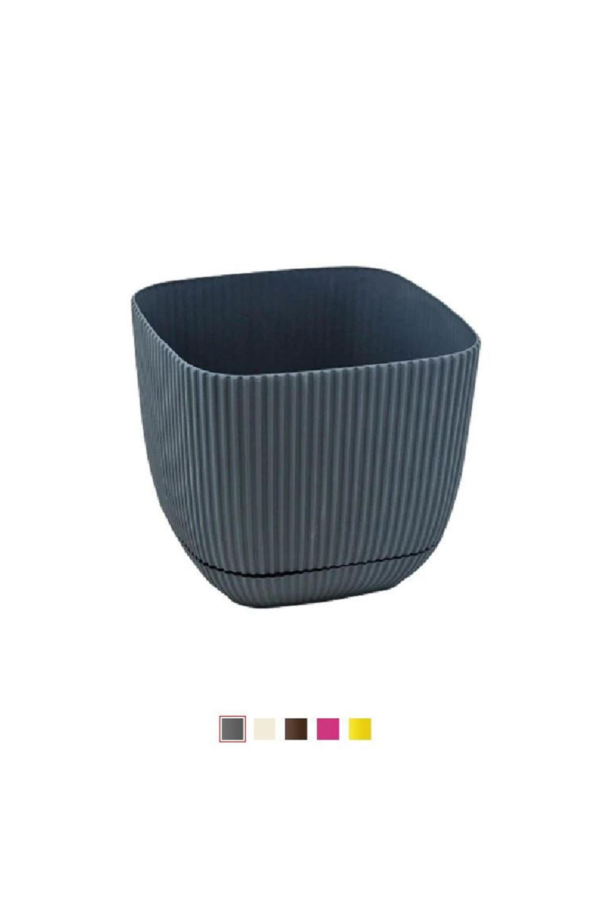 karadağsb 3 Numara Mercan Kare Saksı Royaleks-Krs-383