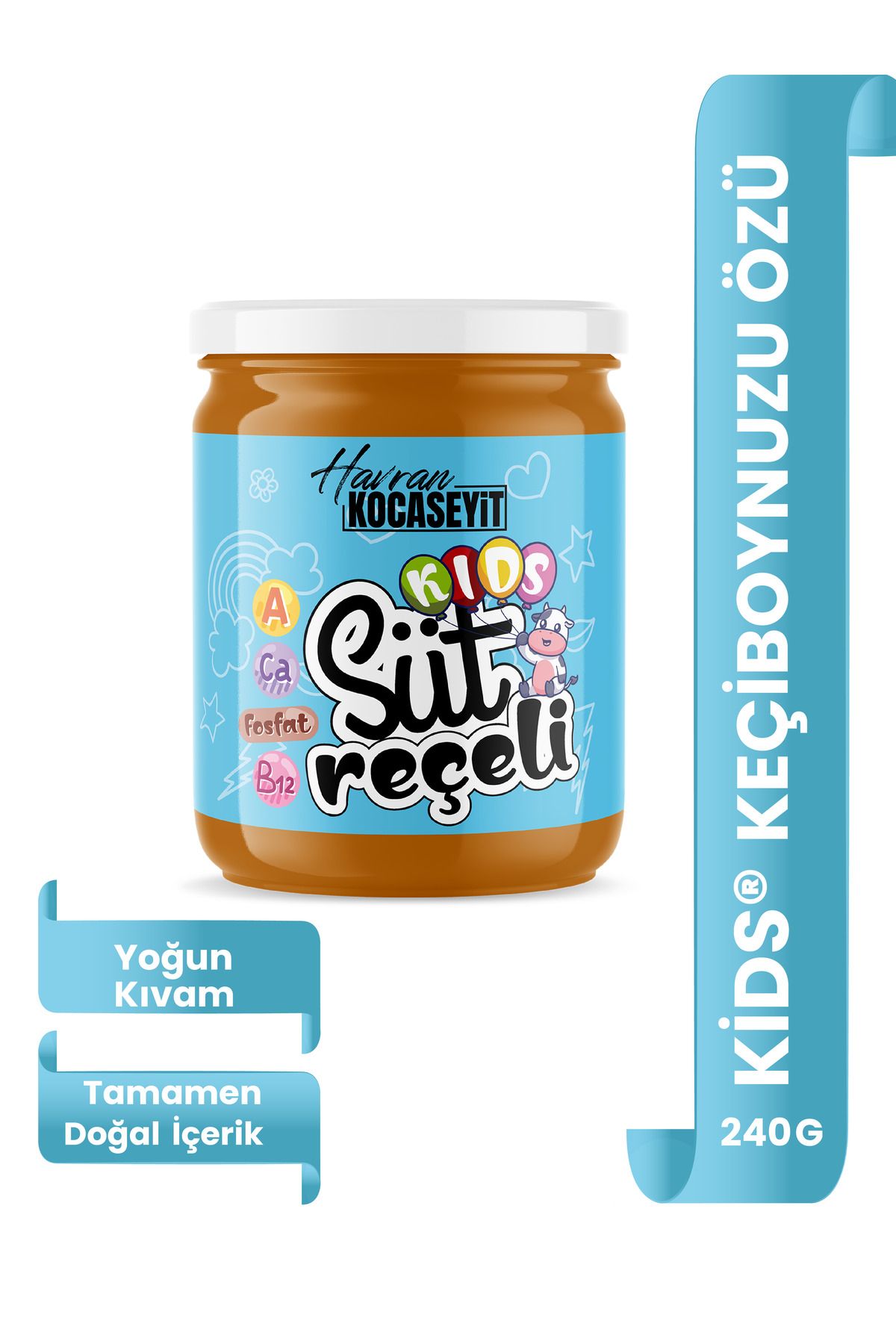 HAVRAN KOCASEYİT Kids Süt Reçeli 240 gr