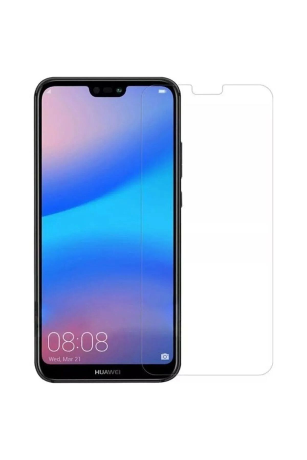 MR RZN STORE P20 Lite Uyumlu Premium Ekran Koruyucu 9h Sert Temperli Kırılmaz Cam Koruma Şeffaf