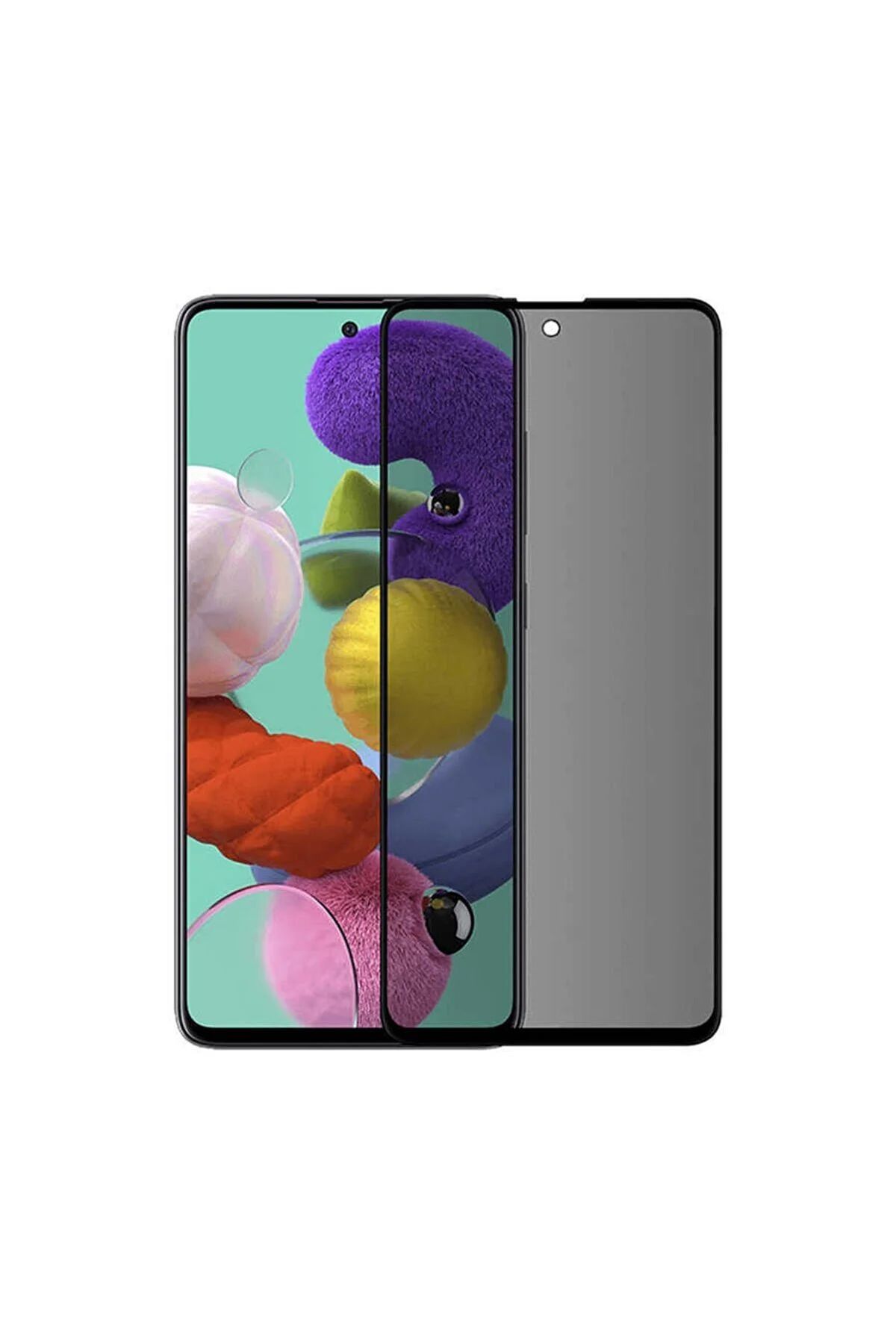 MR RZN STORE Redmi Note 10 Pro Uyumlu Hayalet Ekran Gizli Tam Kaplayan Kırılmaz Cam Seramik Ekran Koruyucu Film