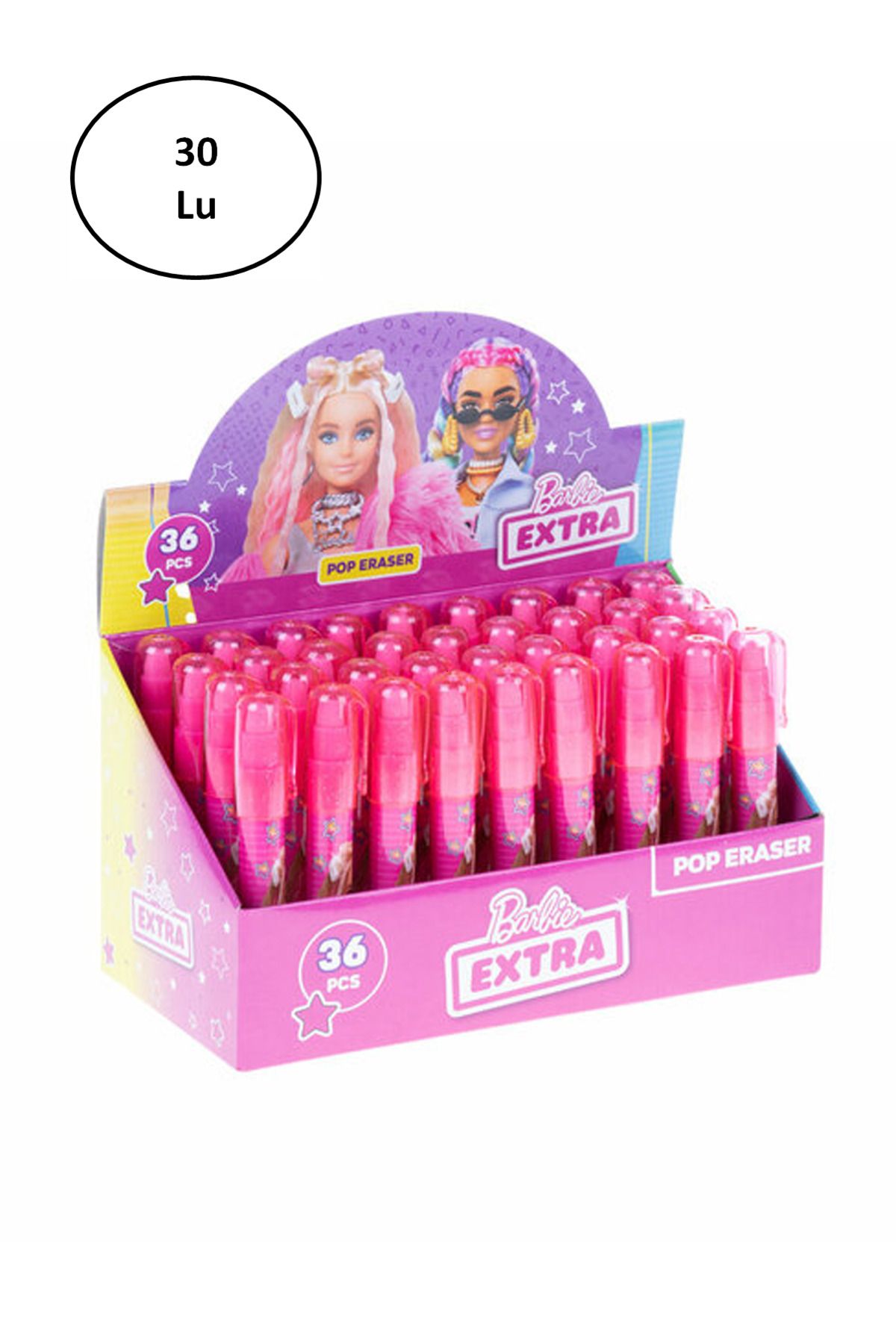 Nurum E Tİcaret Gıpta Silgi Dust Free Neon 4 Renk 30'lu