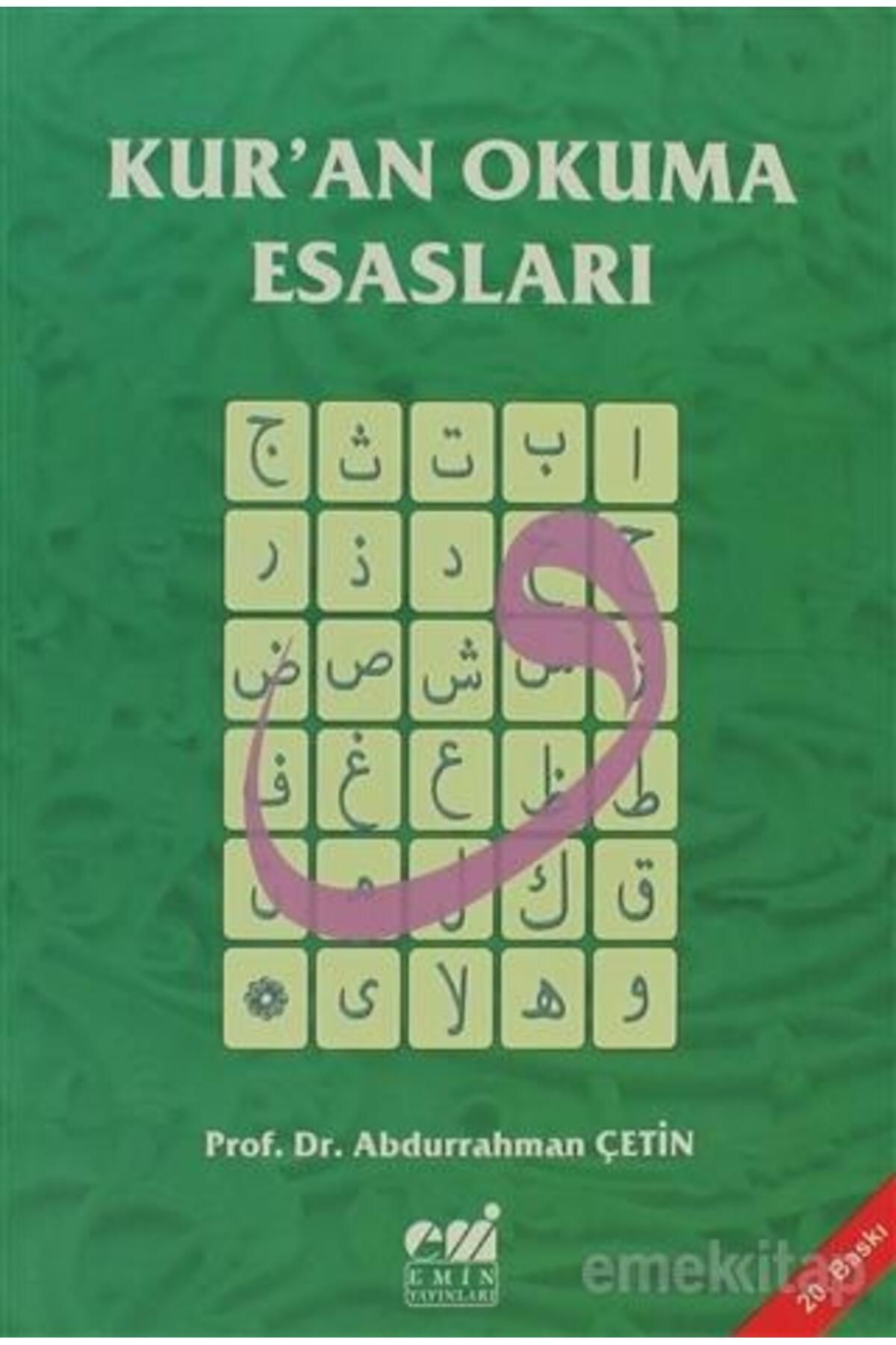 Emin Yayınları Kuran Okuma Esasları - Abdurrahman Çetin - Emin Yayınevi