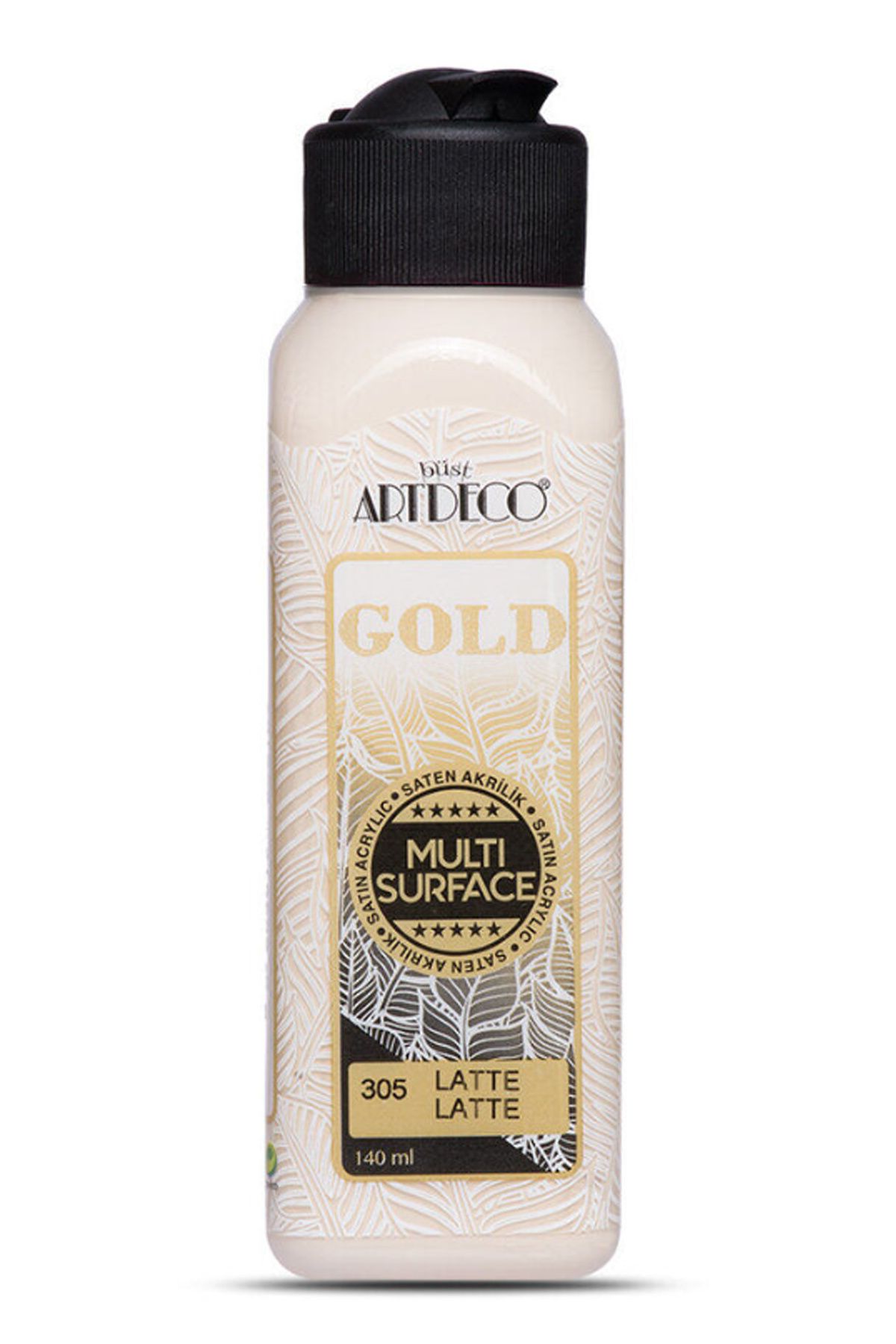 Kapamarka Artdeco Gold Multi Surface Akrilik Boya 140 ml Latte