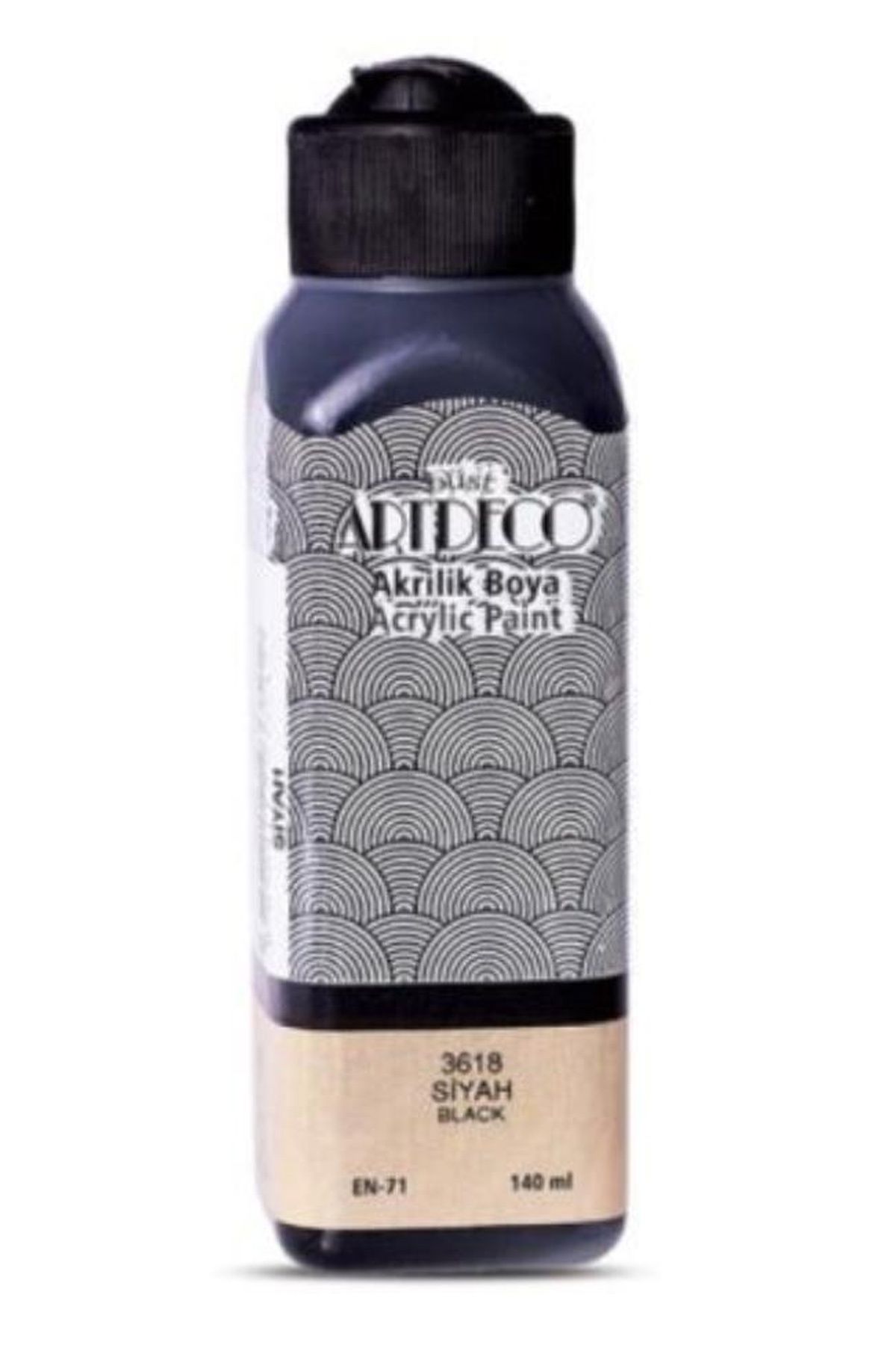 Take and Happy Artdeco Akrilik Boya 140 Ml Siyah