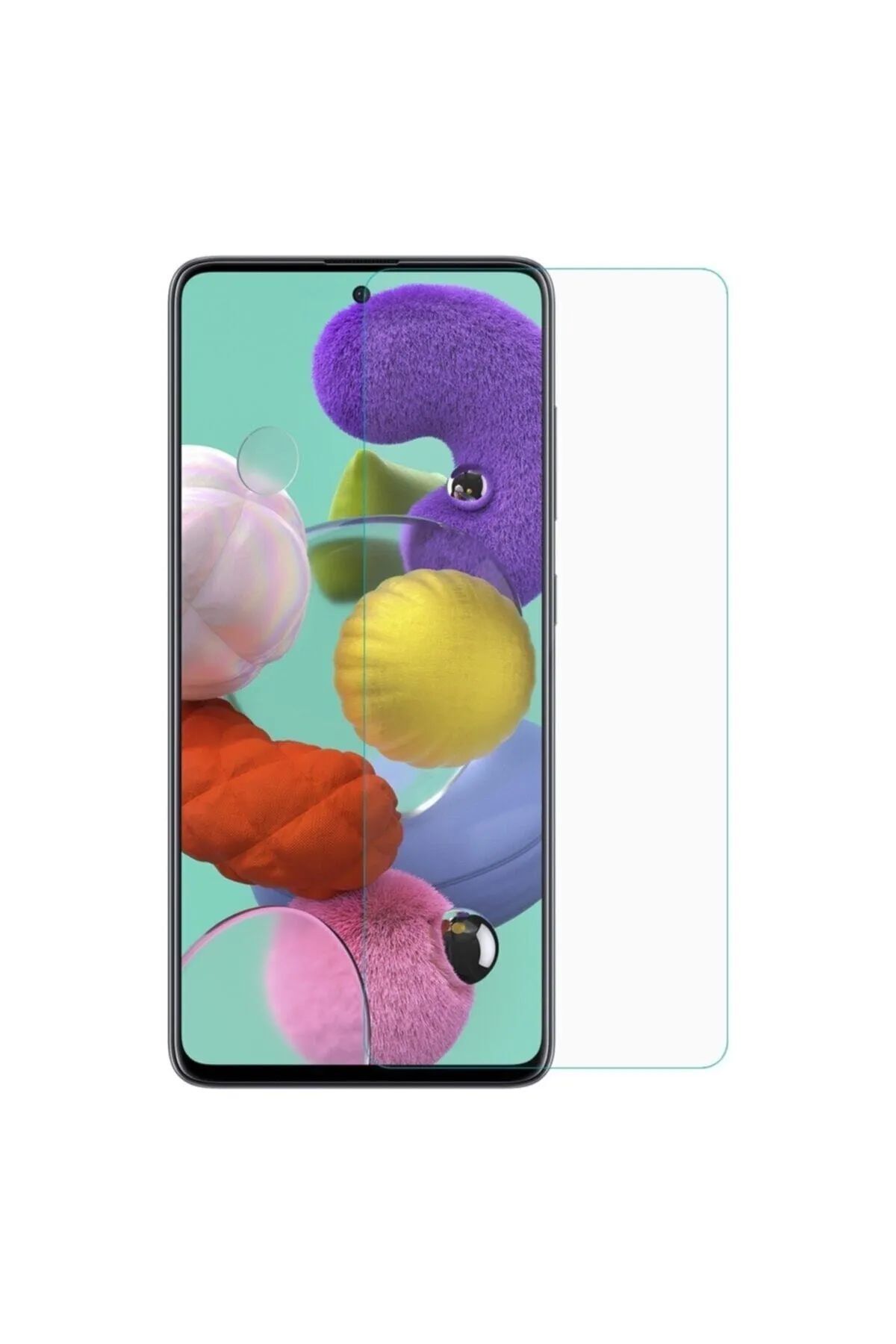 MR RZN STORE Galaxy A71 Uyumlu Premium Ekran Koruyucu 9h Sert Temperli Kırılmaz Cam Koruma Şeffaf