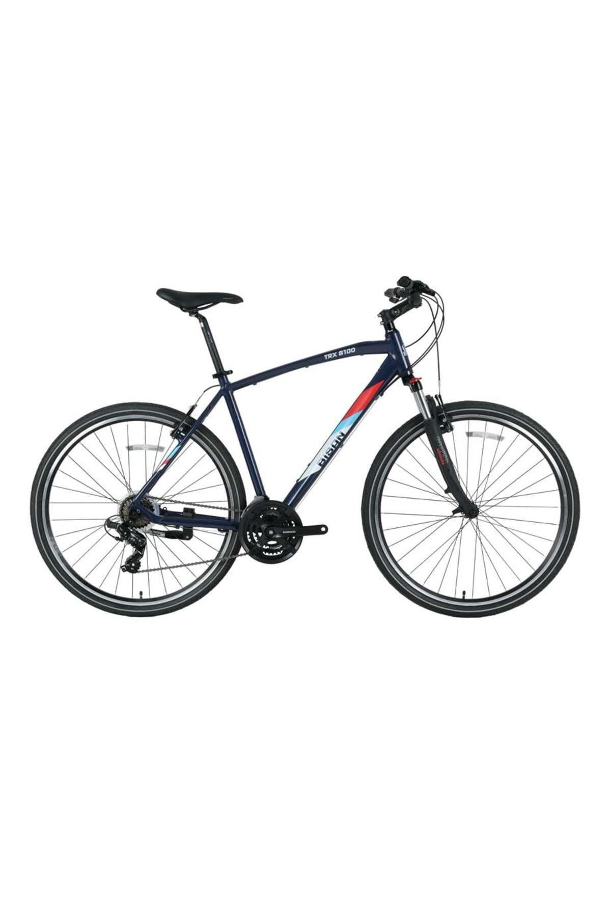 Bisan BİSAN TRX 8100 ERKEK ŞEHİR BİSİKLETİ 54CM V 28 JANT 21 VİTES LACİVERT YEŞİL BEYAZ