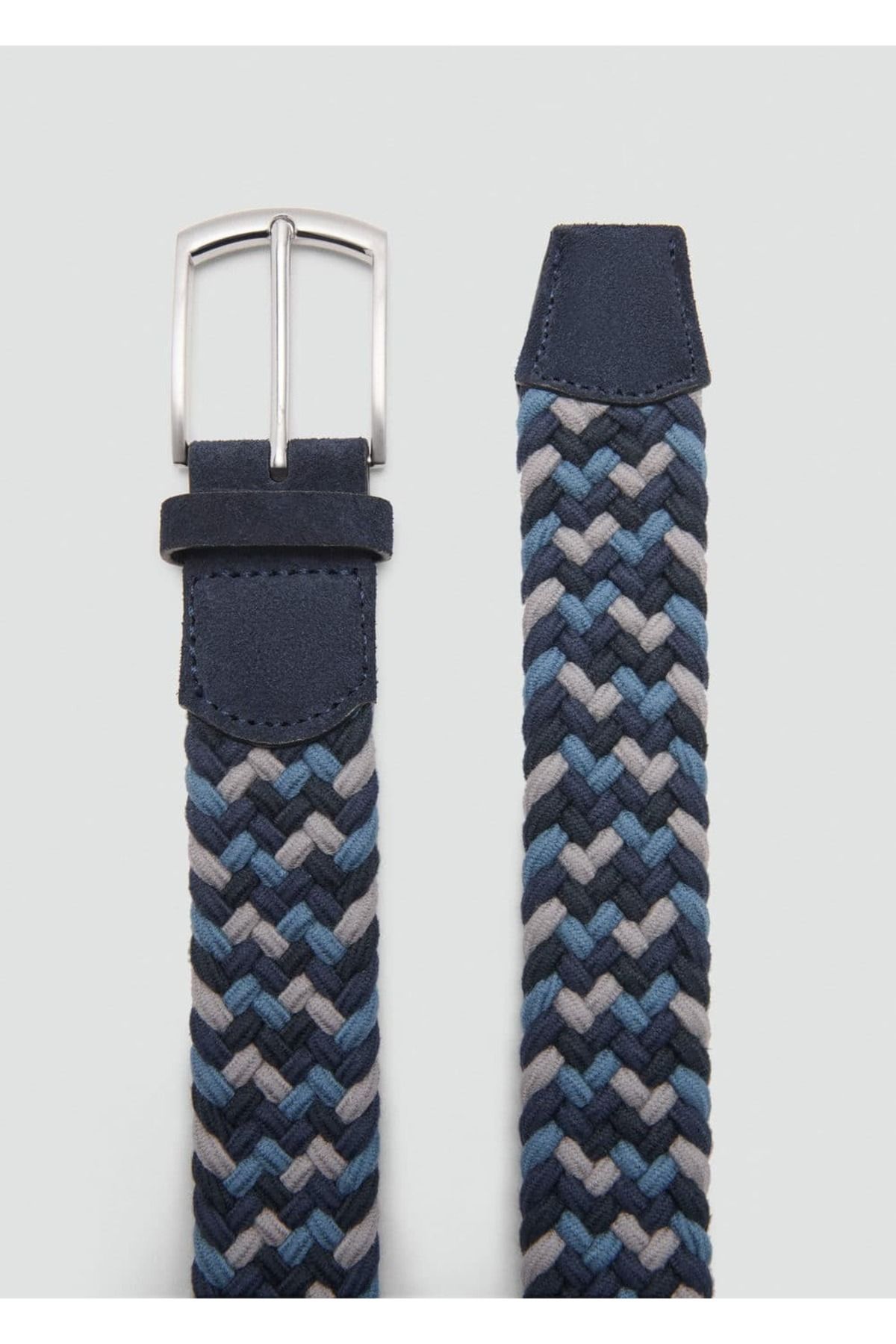 MANGO Man-Elastic Belt with Colored Braids 1