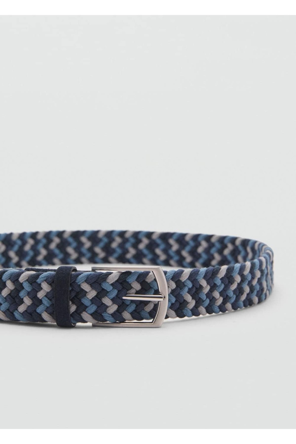 MANGO Man-Elastic Belt with Colored Braids 3