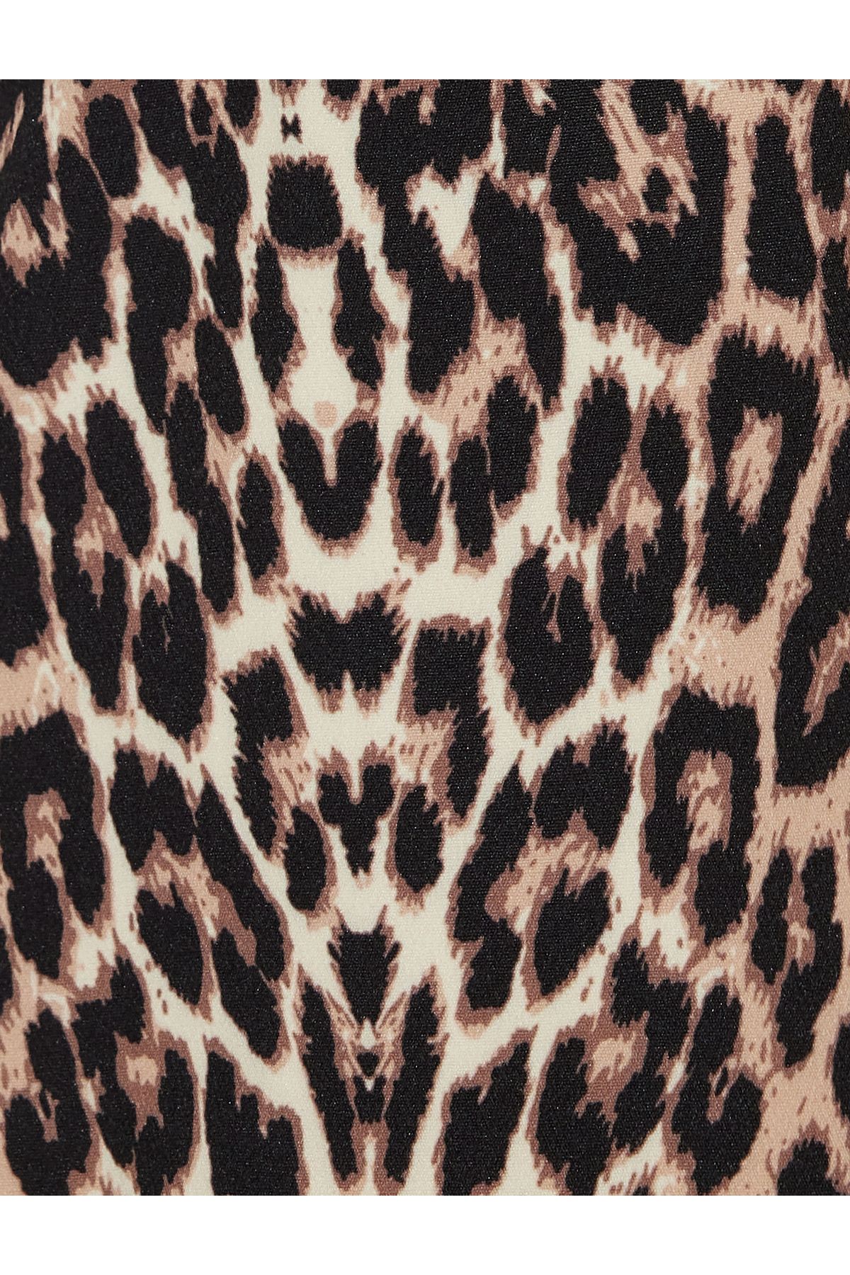 Koton-X Zeynep Pillow - Double Breasted Leopard Blazer Jacket with Pockets and Buttons 6