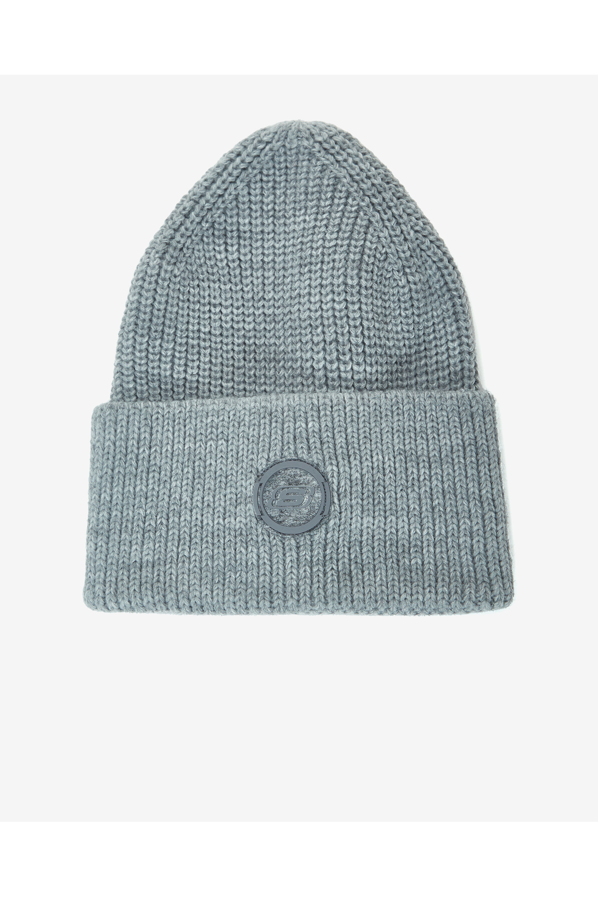 اسکچرز کلاه بافتنی مردانه طرح M مدل Beanie خاکستری S222478-013