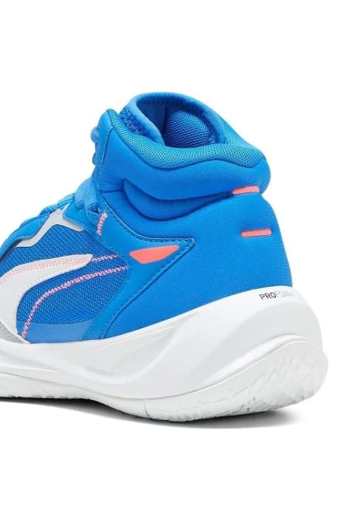 کفش تناسب اندام آبی مردانه و زنانه Playmaker Pro Mid Jr 378330 08 بسکتبال Puma