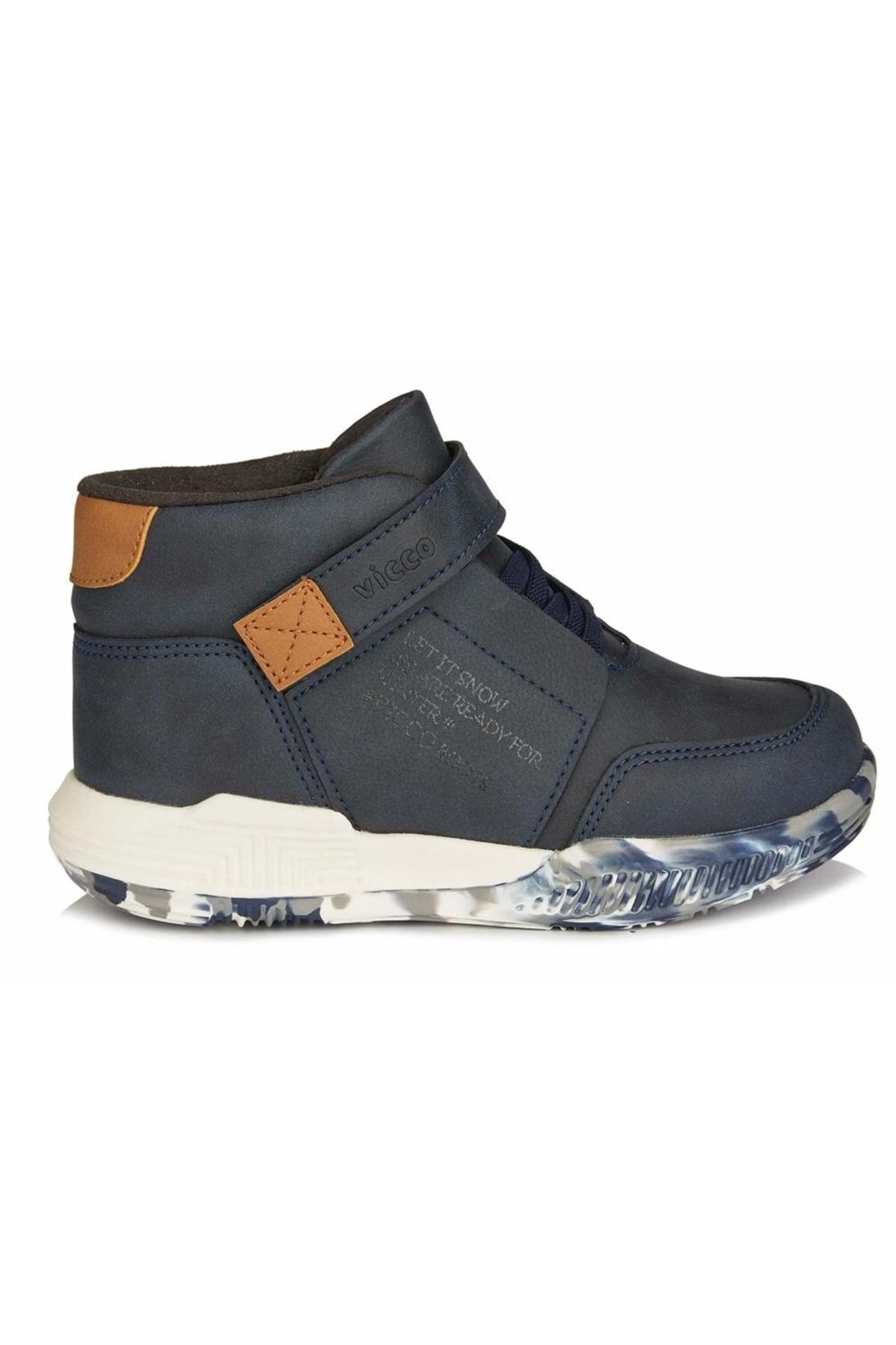 Kids Club Shoes Vicco Dallas Ortopedik Çocuk Bot LACİVERT
