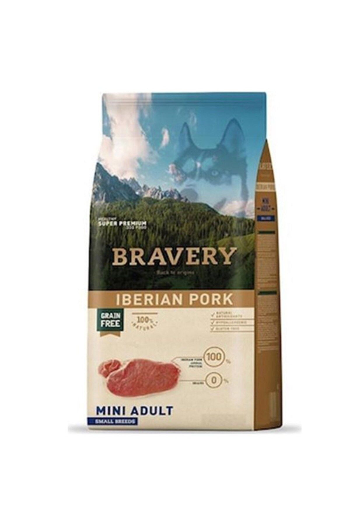 Bravery Tahılsız Köpek Maması Domuzlu Küçük Irk 2 Kg