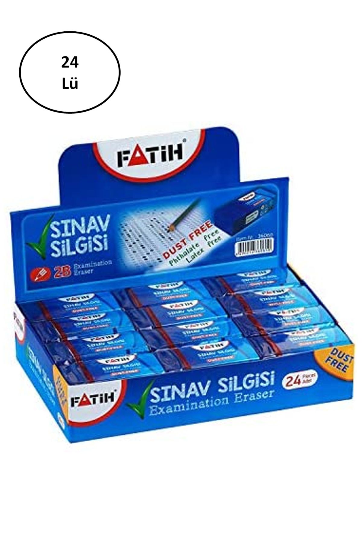 Angoravi Fatih Fs-24/M Sınav Silgisi 24'lü