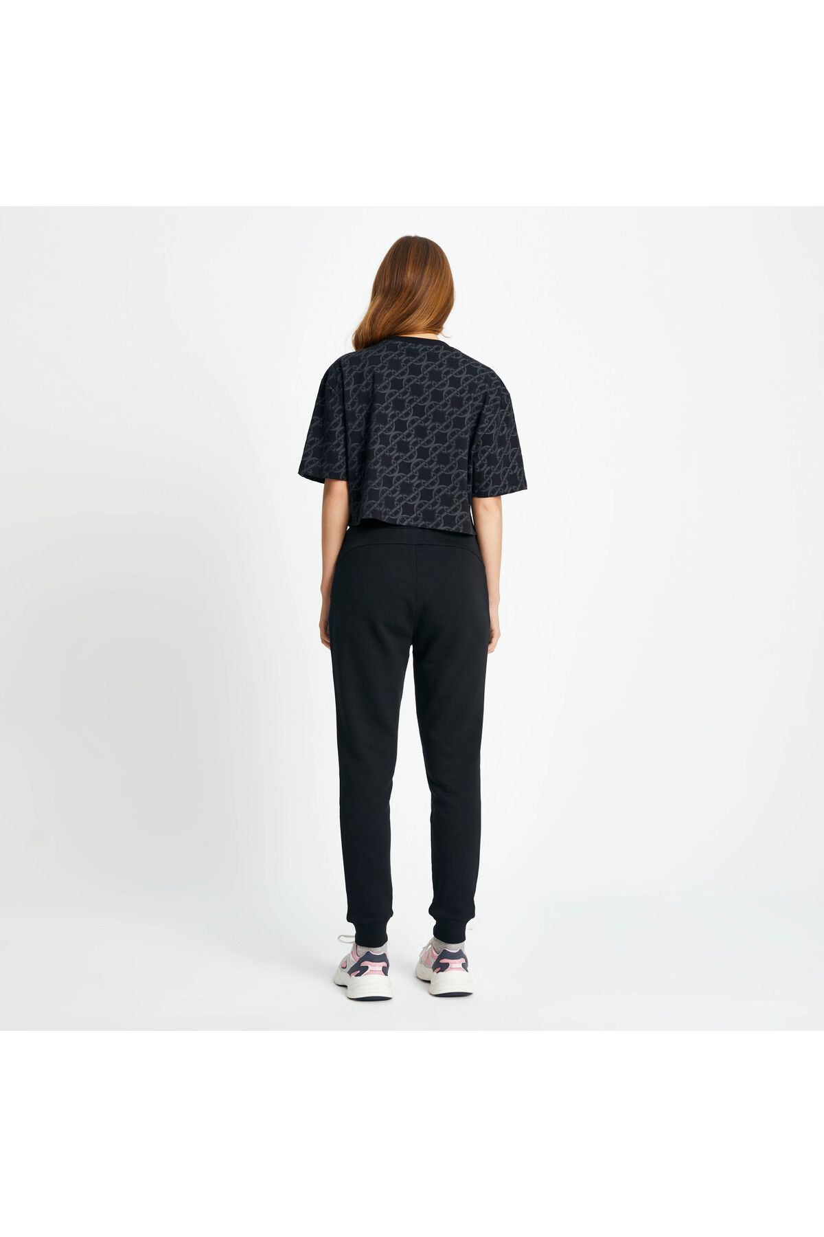 Ellesse-Women's Black Sweatpants EF105 - EF105-black 3