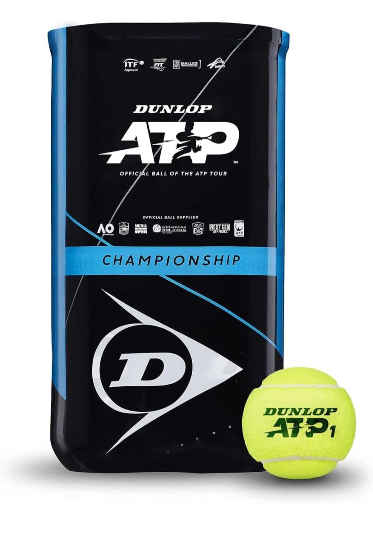 DUNLOP ATP 4X3 TOPLAM 12 ADET TENİS ANTRENMAN VE MAÇ TOPU