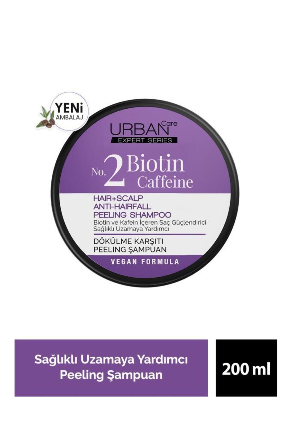 Urban Care Expert Biotin Ve Kafein Dökülme Karşıtı Şampuan 350ml Peeling Şampuan 200 Ml-vegan-2