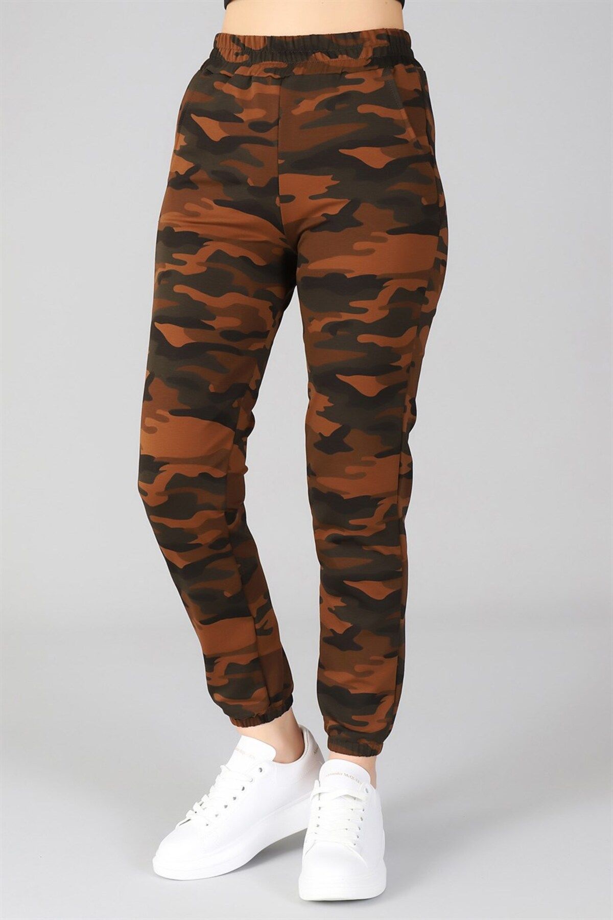 SWEETNESS-Pantaloni de sport pentru femei, cu picior de cafea, cu modele de camuflaj 5