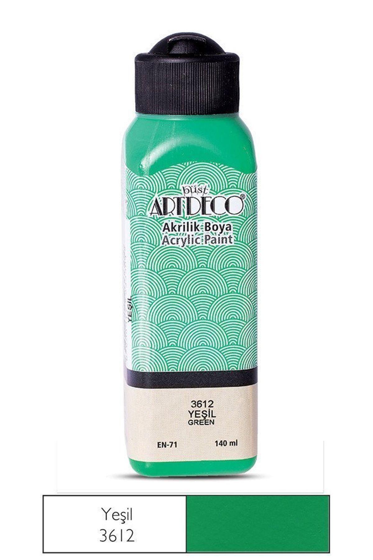 Take and Happy Artdeco Akrilik Boya 140 Ml Yeşil