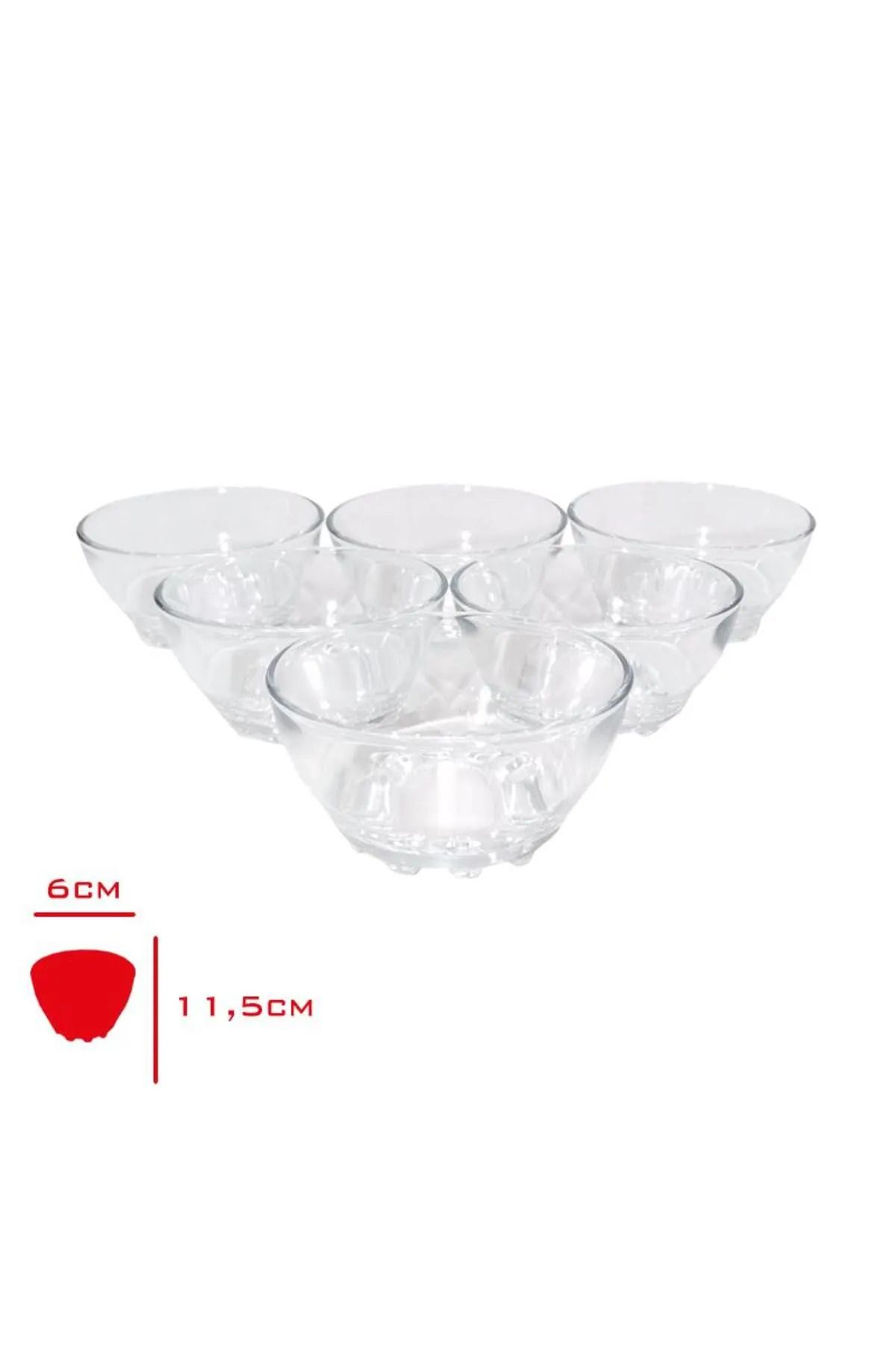 biltekno Turkey Bowl Cam Kase 6 Lı 6x11,5 CmRoyaleks-82641