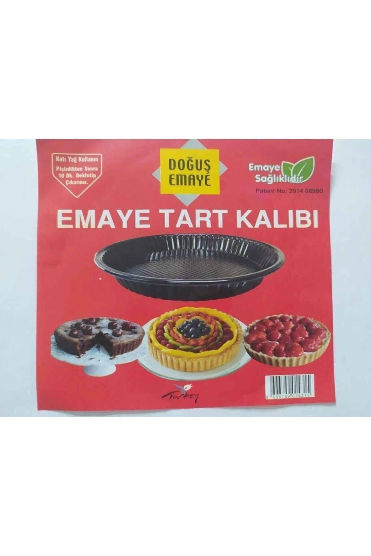 biltekno Emaye Tart Turta Kalıbı Royaleks-GVN018