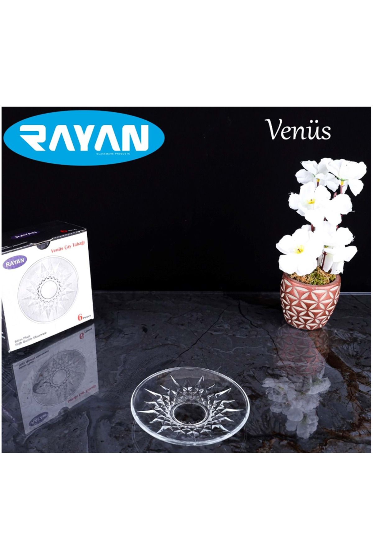 Giove Store Venüs Çay Tabağı 6'lı Royaleks-81731