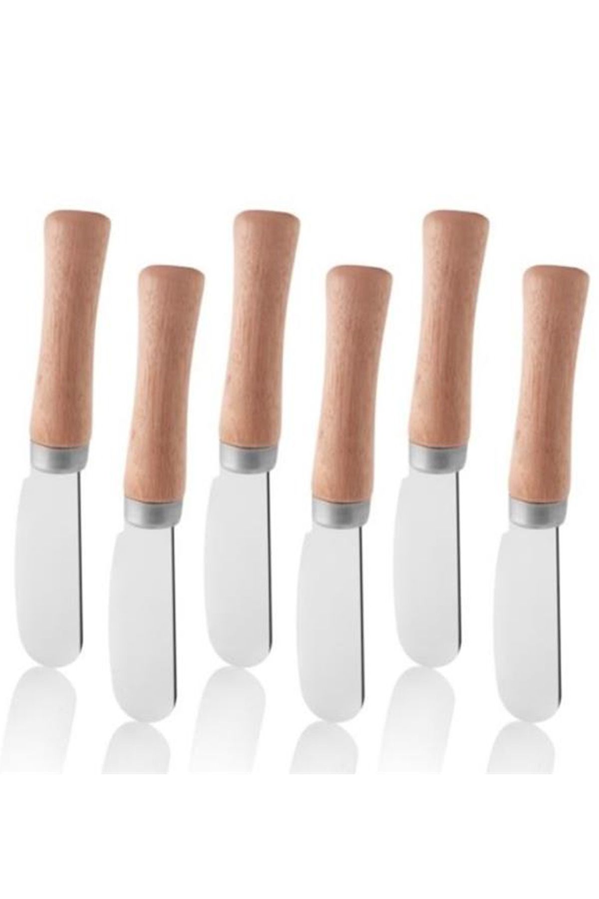 Royaleks Group Bambu Saplı Tereyağ Bıçağı 6lı Royaleks-BŞSTB06