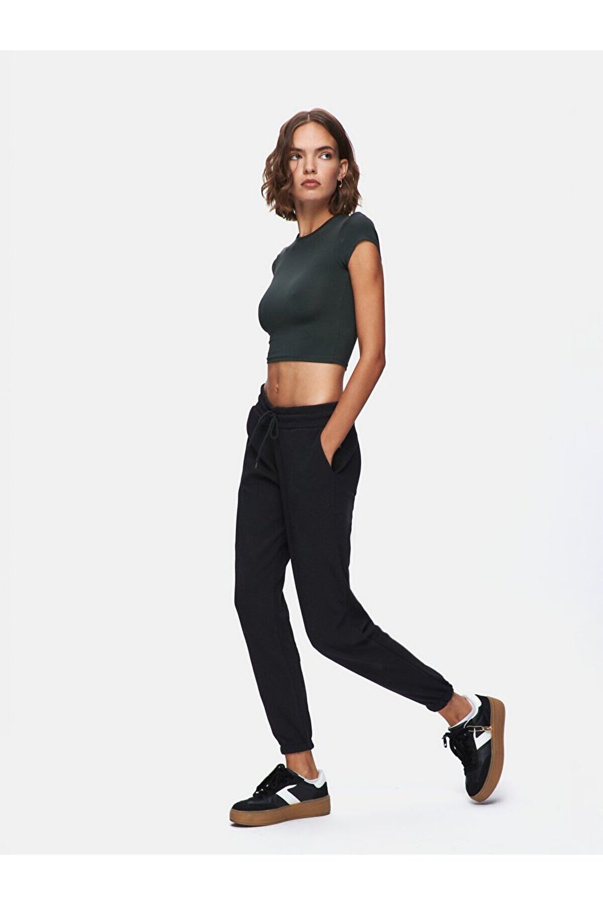 Ltb-Straight Jogger Regular Fit Black Tracksuit 5