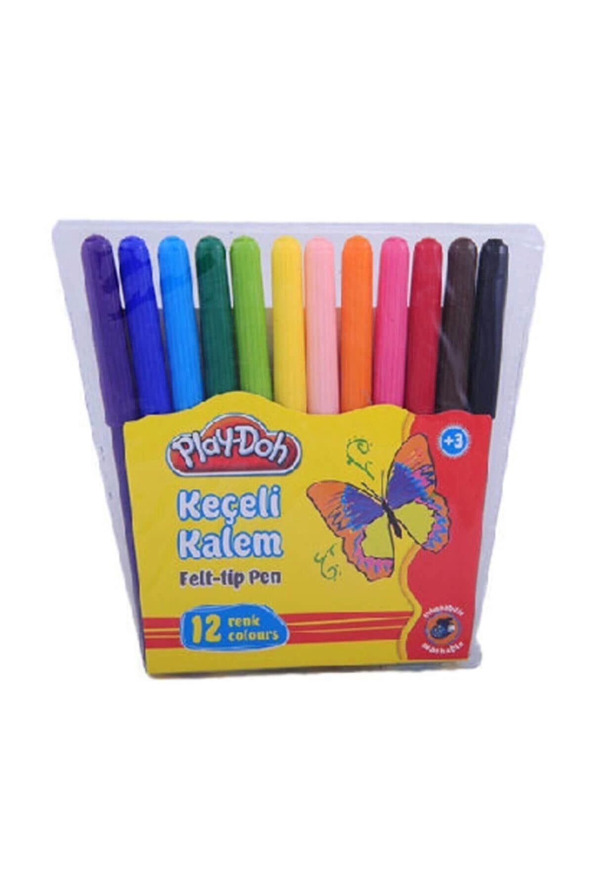 Play Doh Play-doh 12 Renk Keçeli Kalem 2 Mm Ke005