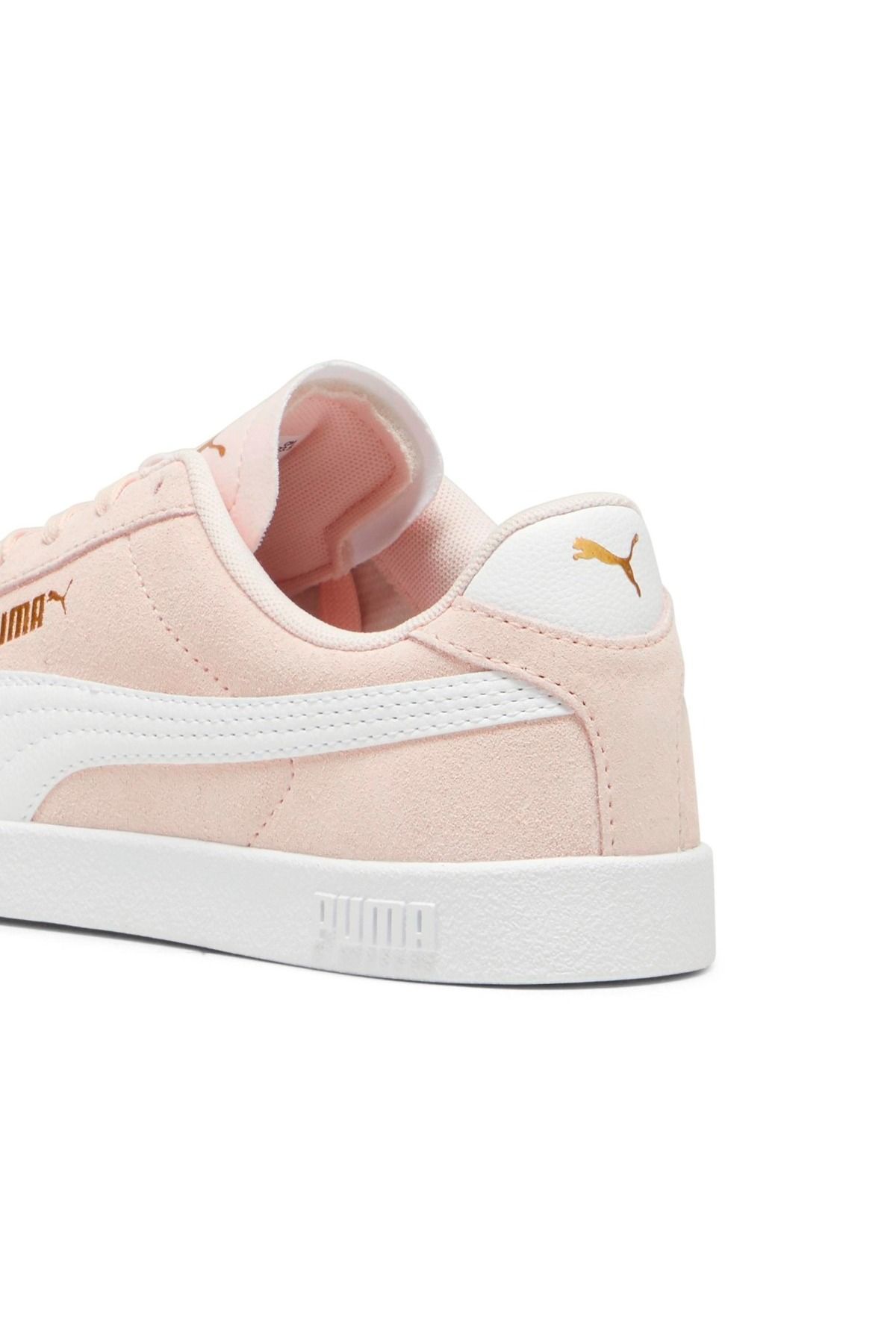 Puma-تزلج PUMA Club II-Island Pink وPUMA White-Gold 4