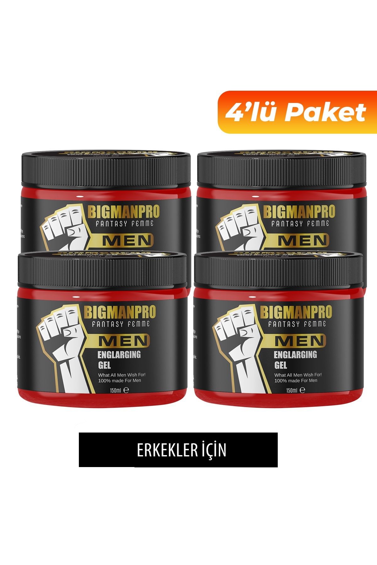 Manprolabs Xxxl Bigmanpro 150 ml Krem 4 Adet