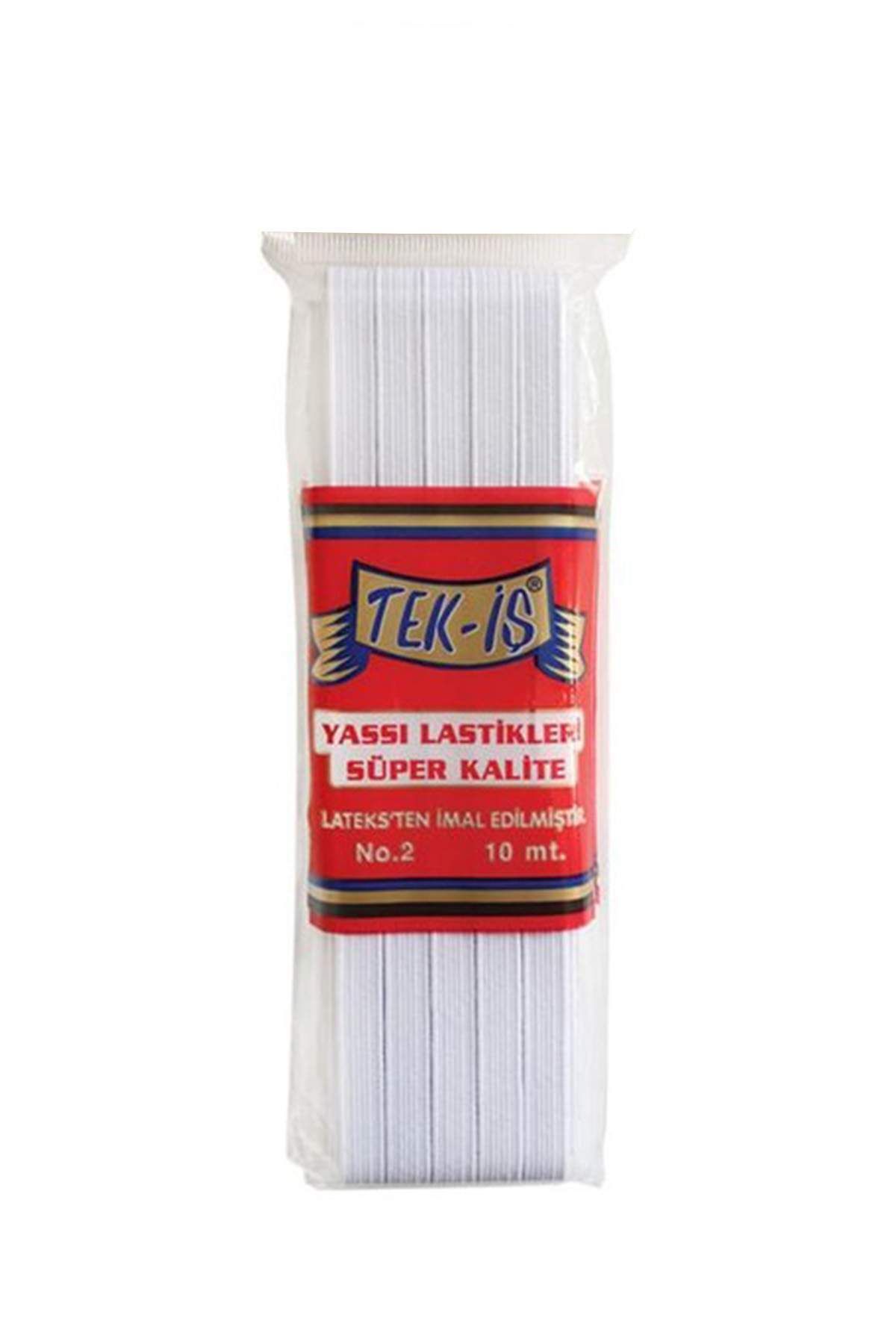 karadağsb Tekis Lastik No:2 Yassı Lastik Şalvar Lastiği 10 Metre