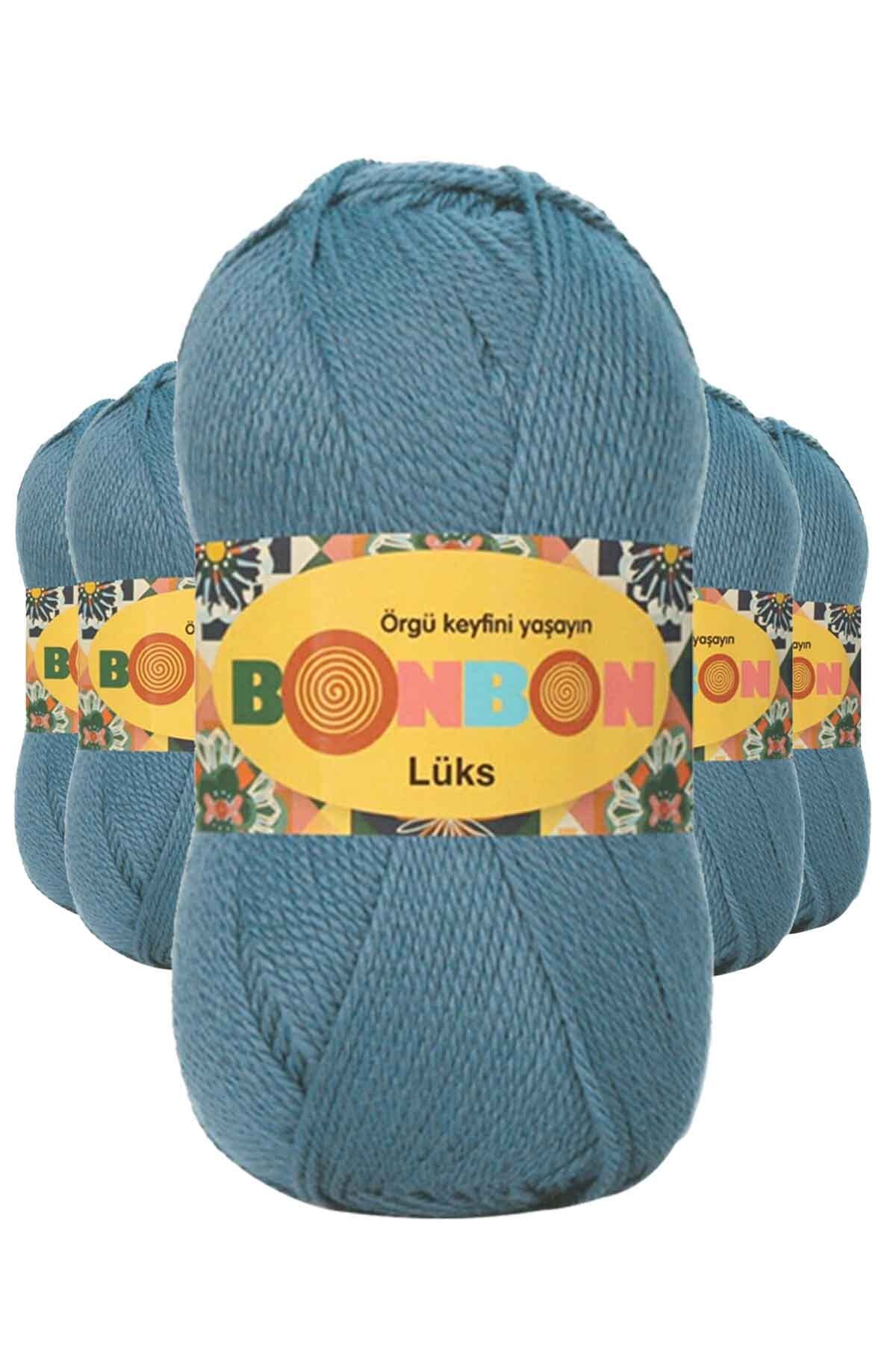 BONBON 5 Adet Lüks Patik İpi Yünü Filiz Yeşili 98263