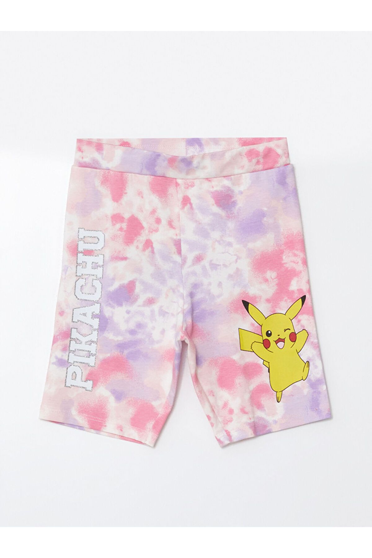 LC Waikiki Yeni Sezon Beli Lastikli Pikachu Baskili Kiz Cocuk Tayt - S4MB21Z4