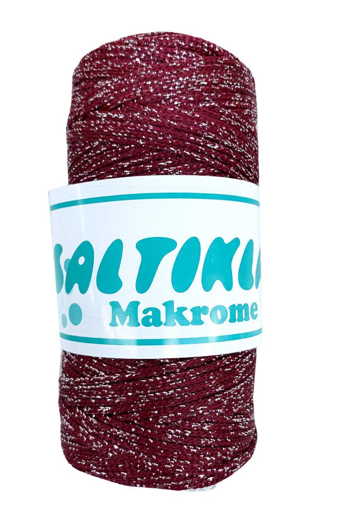 SALTIKLAR 1 Adet Polyester Simli Makrome İpi SG-1560